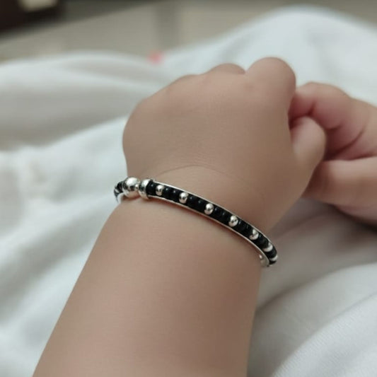 Baby Kala Dhaga Silver Kada