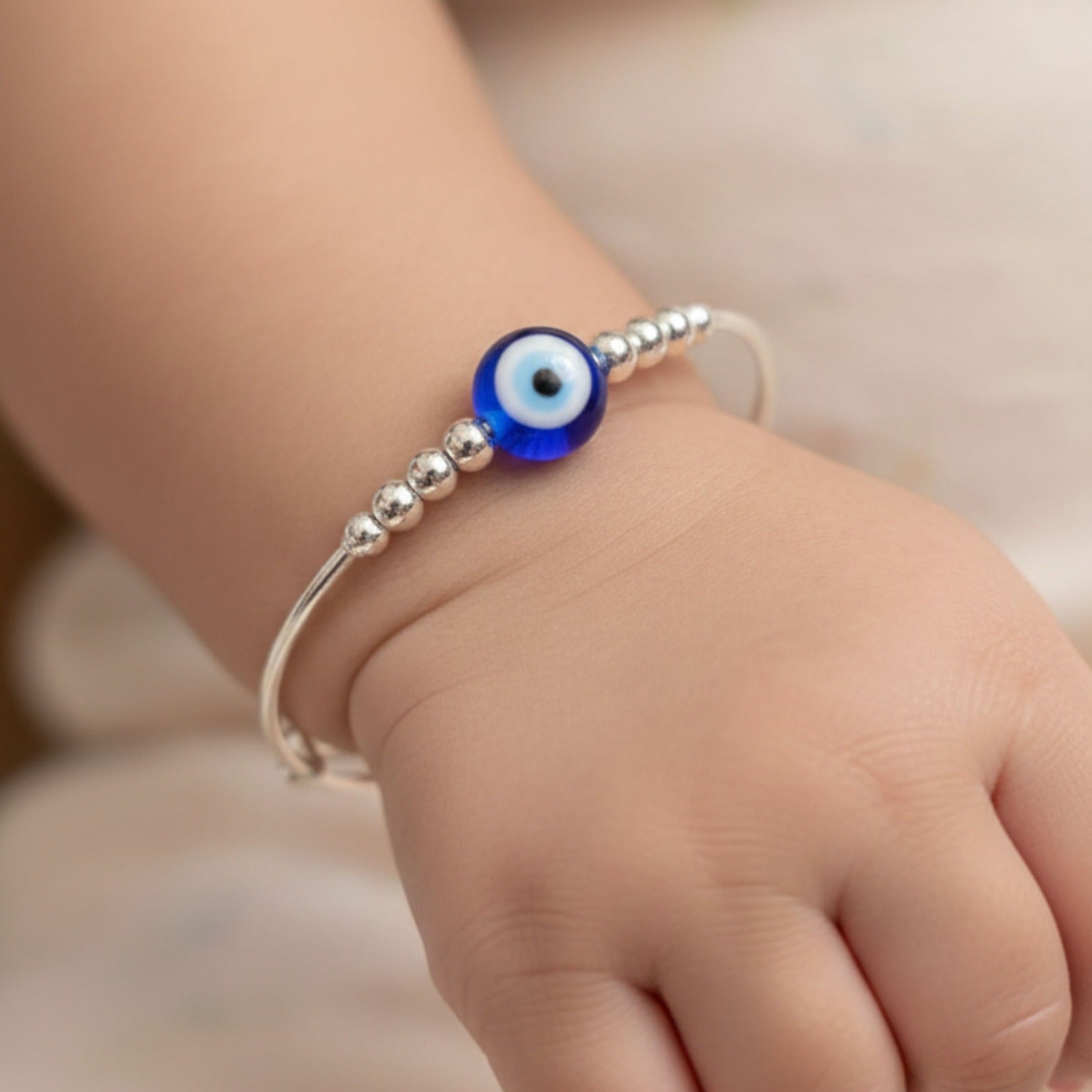 Twin Guardian Evil Eye Baby Bracelete