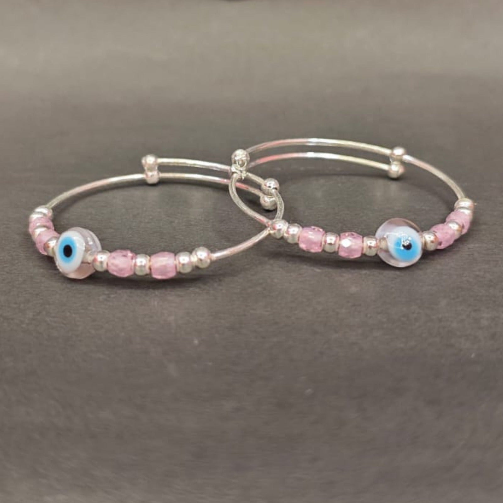 Blush Guardian Evil Eye Baby Kada