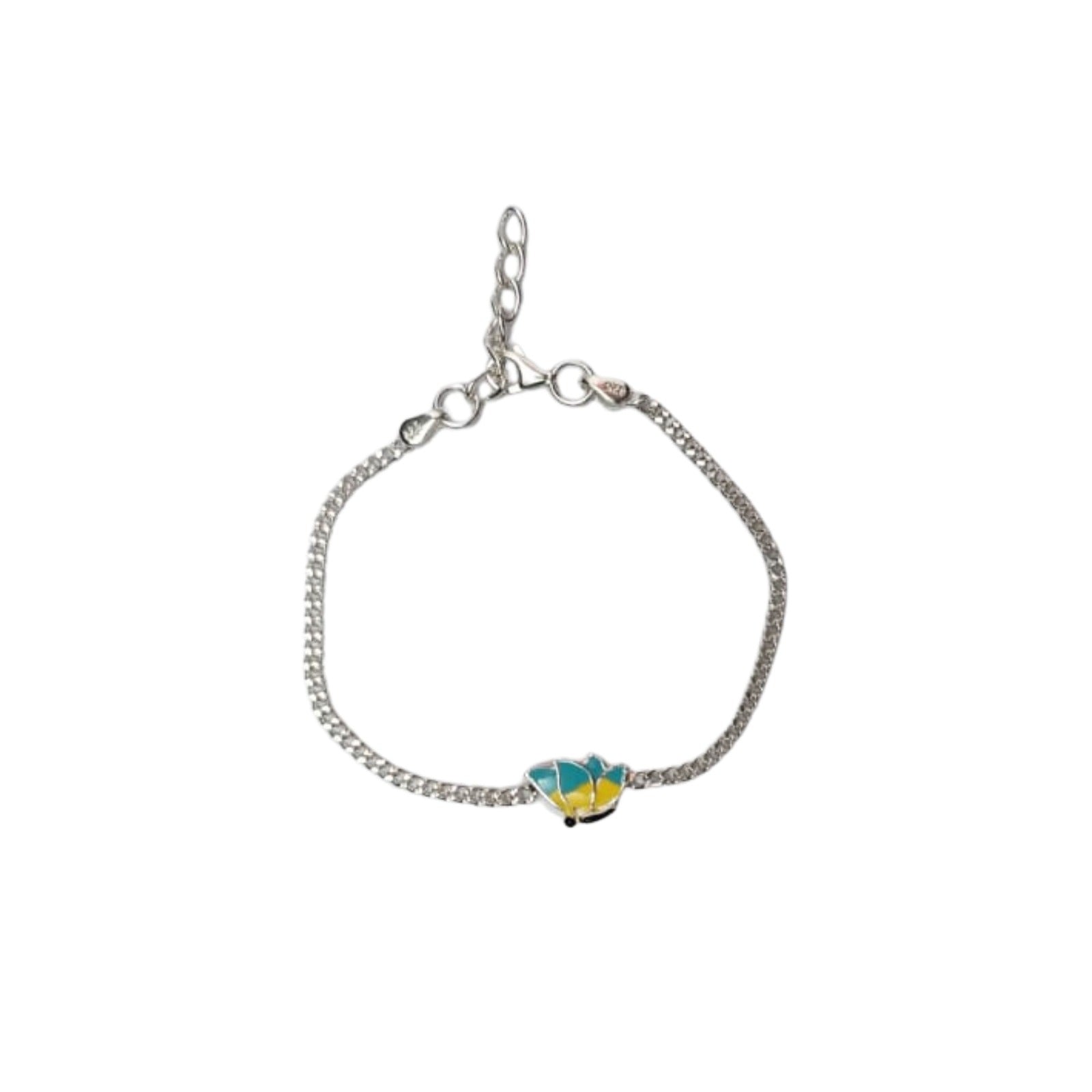 Butterfly Charm Silver Bracelet