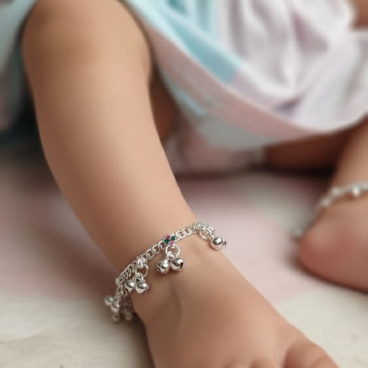 Twinkle Bells Silver Payal