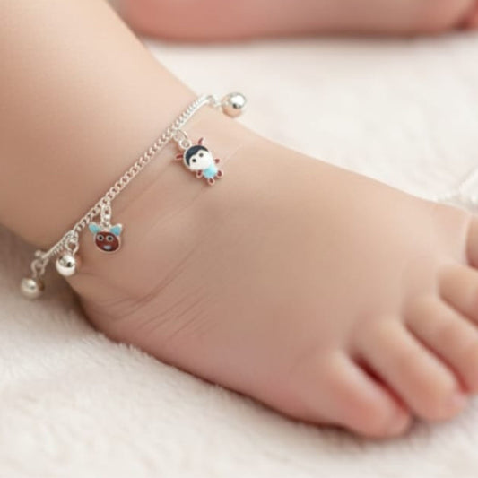 Berry Bunny Charm Silver Payal