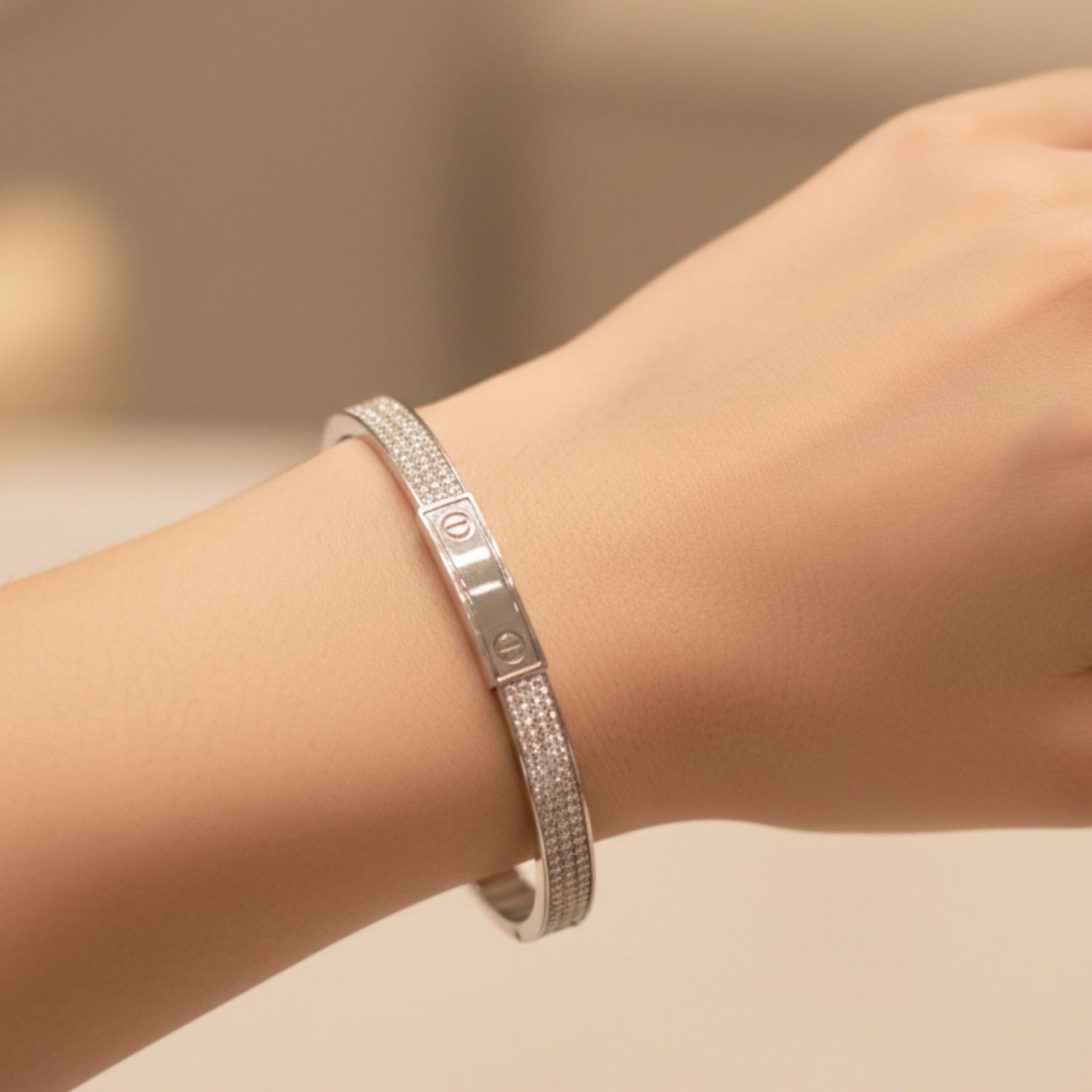 Dual-Row Spark Shine Bracelet
