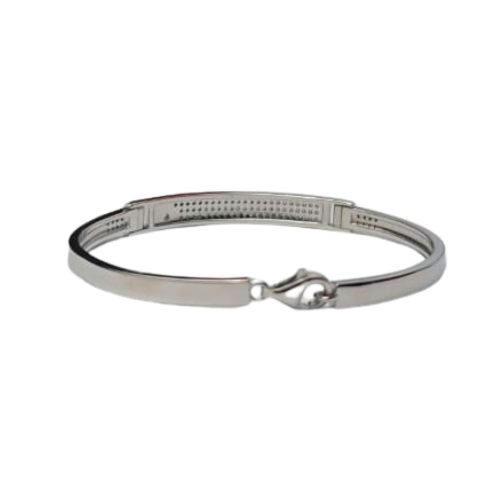Silver Elegant Sparkle Bangle
