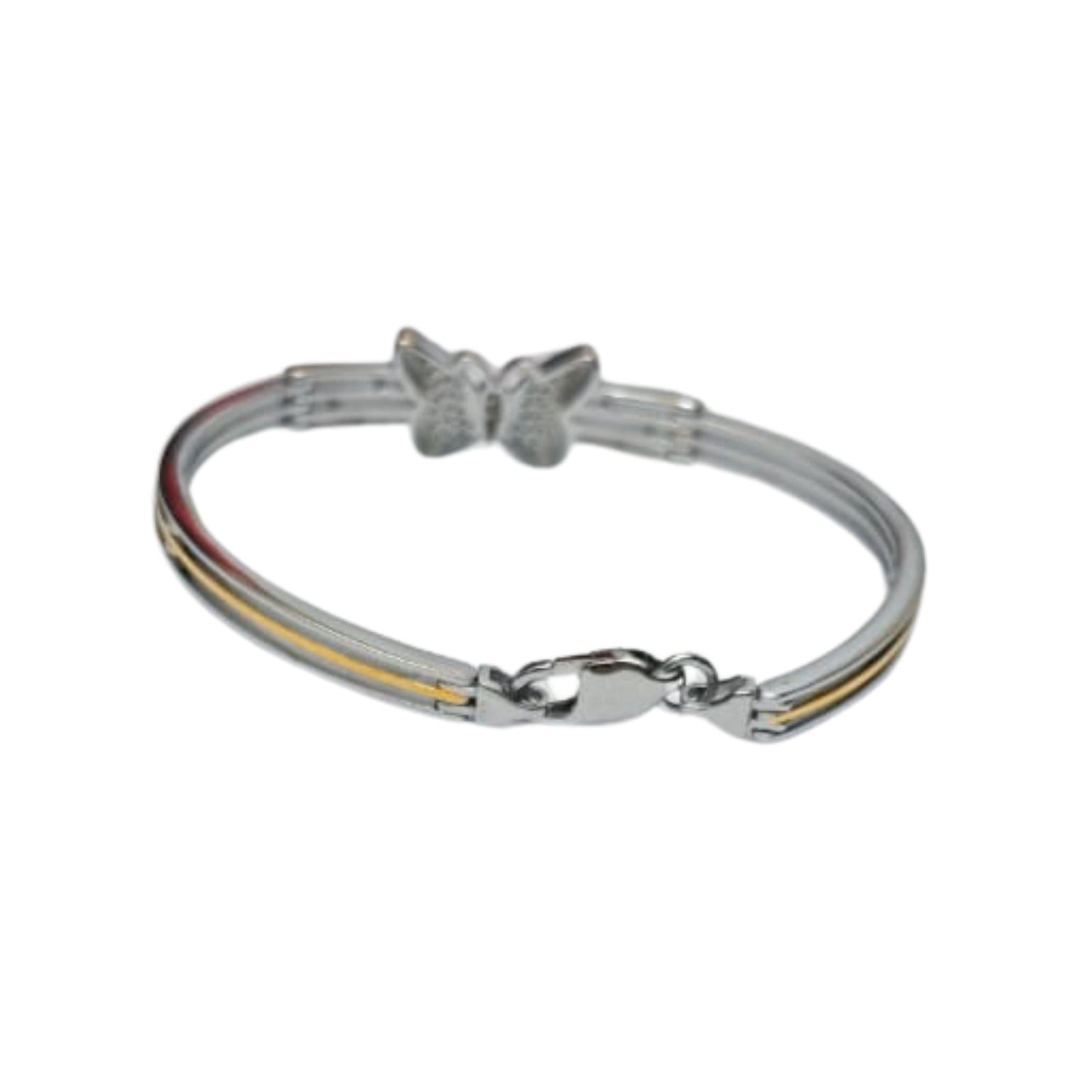 Silver Butterfly Charm Bracelet