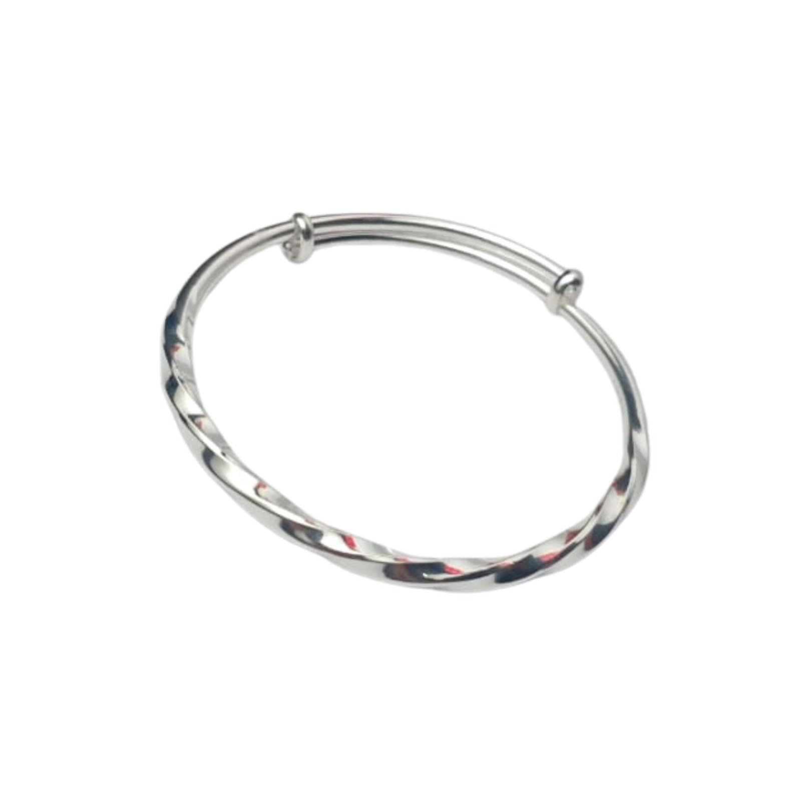 Silver Twisted Classic Bracelet