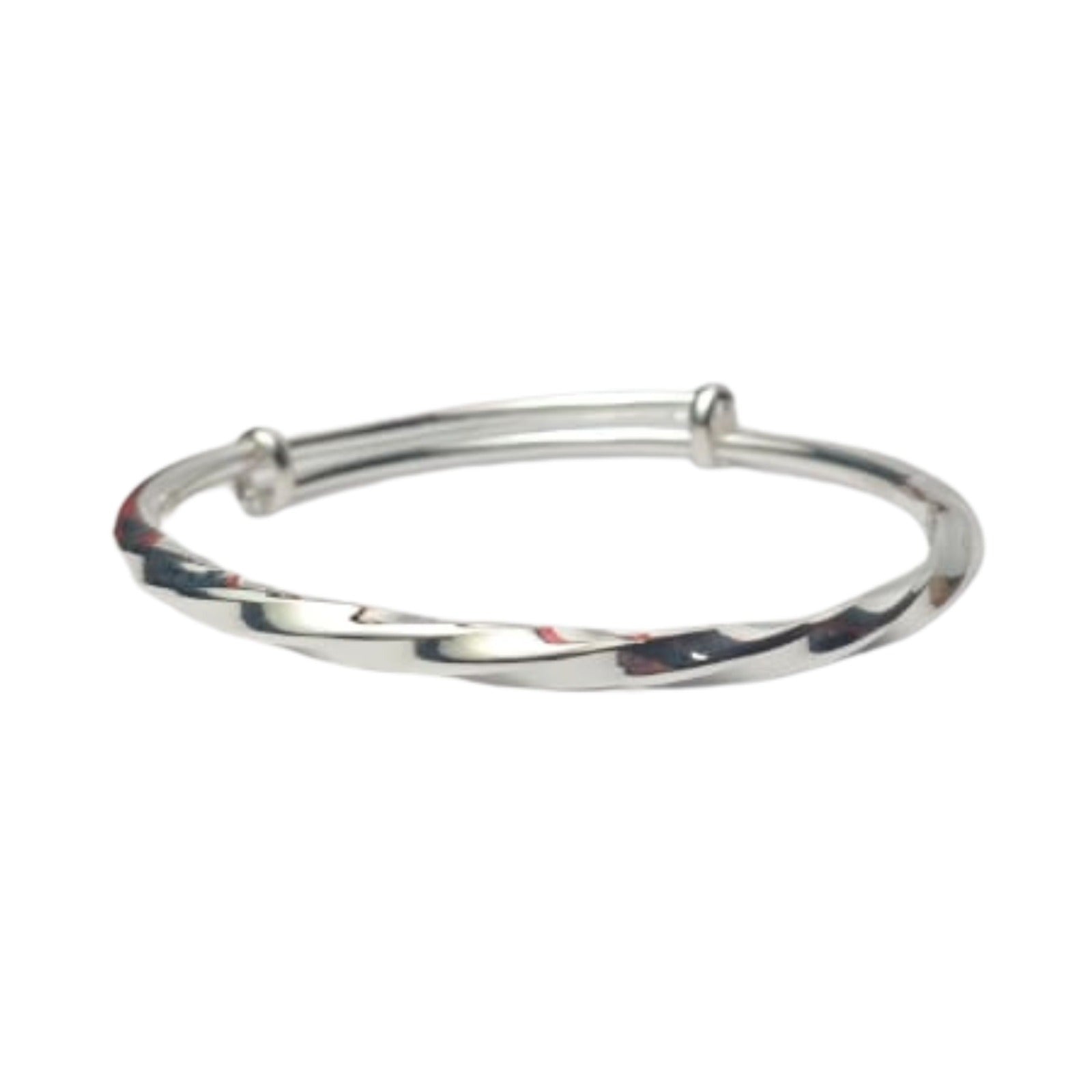 Silver Twisted Classic Bracelet