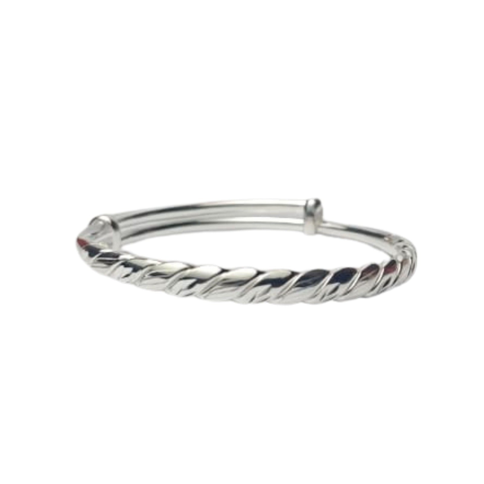 Silver Double Twist Kada
