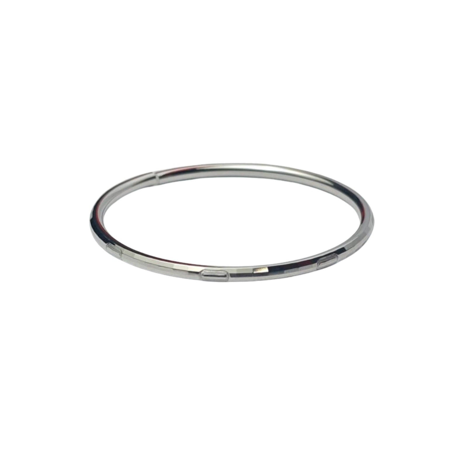 Silver Premium Engraved Bangle