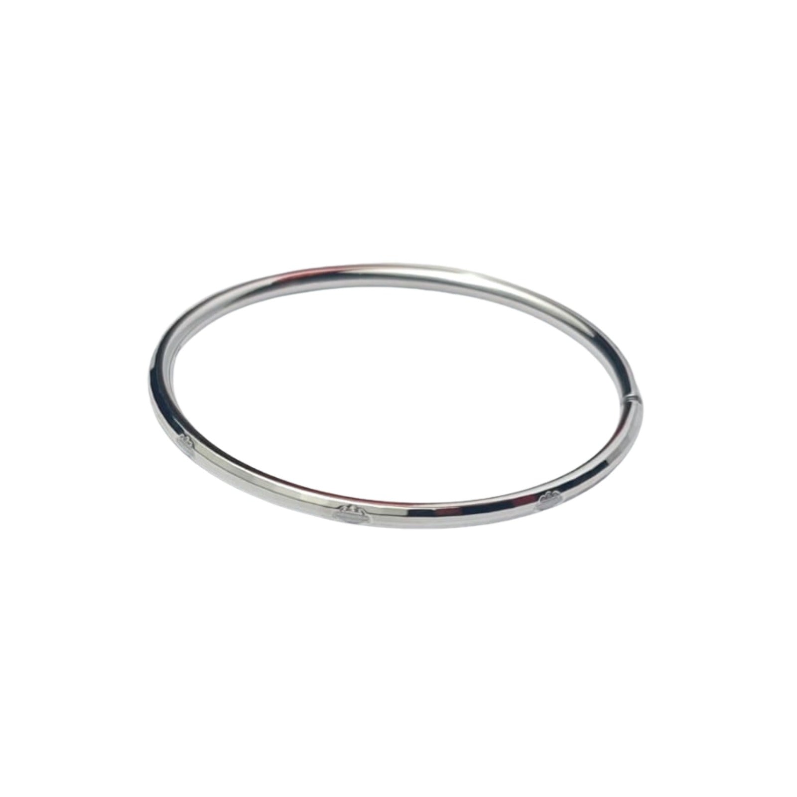 Silver Fine Engraved Bangle