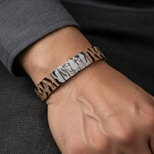 Silver Wild Ember Bracelet