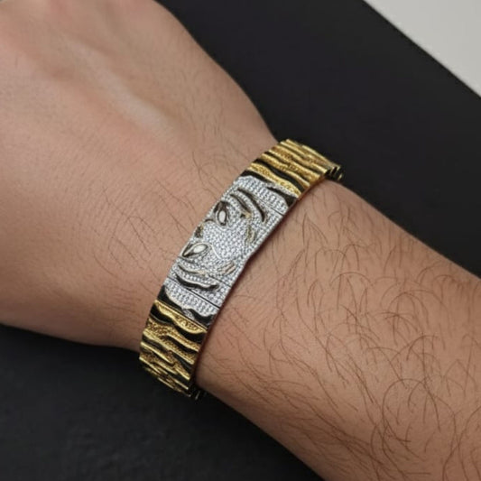 Silver Lion Valor Bracelet