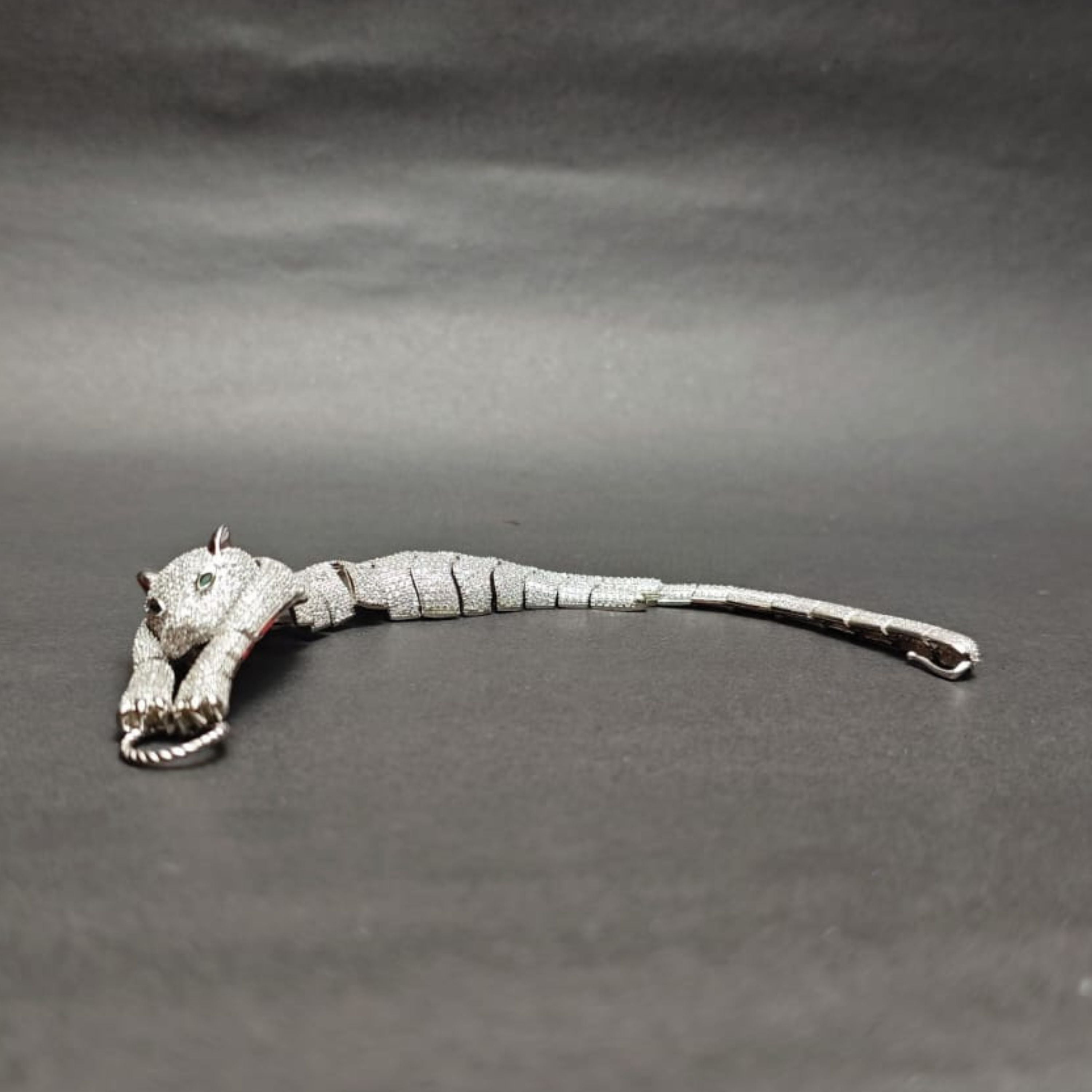 Silver Panther Power Bracelet