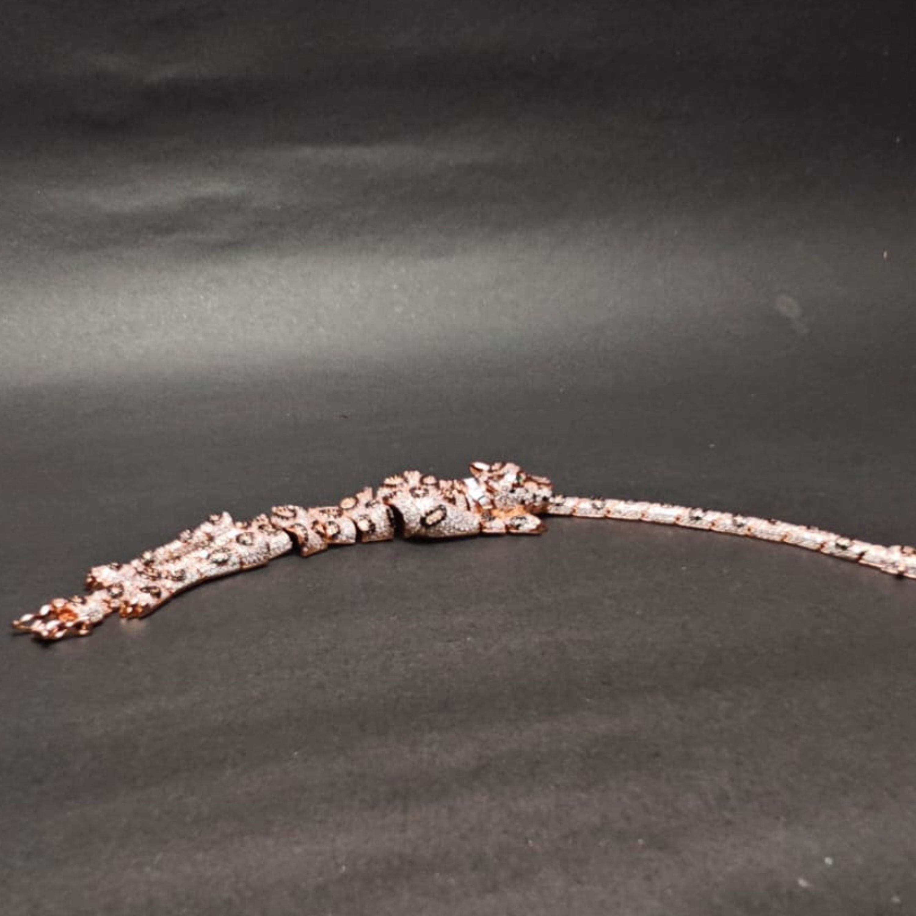 Rose Gold Panther Royale Bracelet