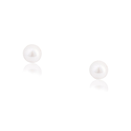 White Pearl Studs