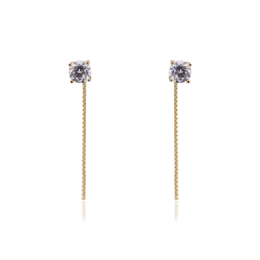 Lunar Cascadeb Stud with Chain