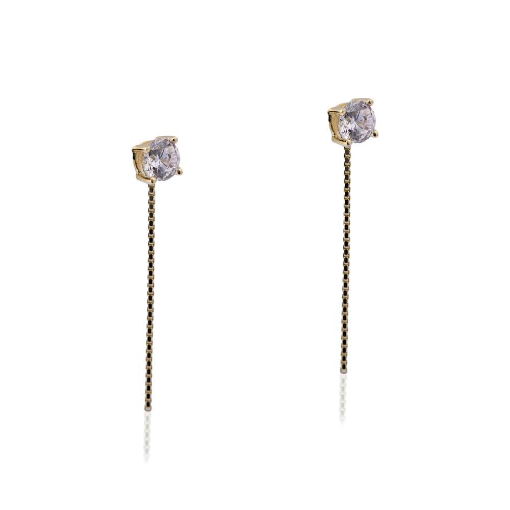 Lunar Cascadeb Stud with Chain