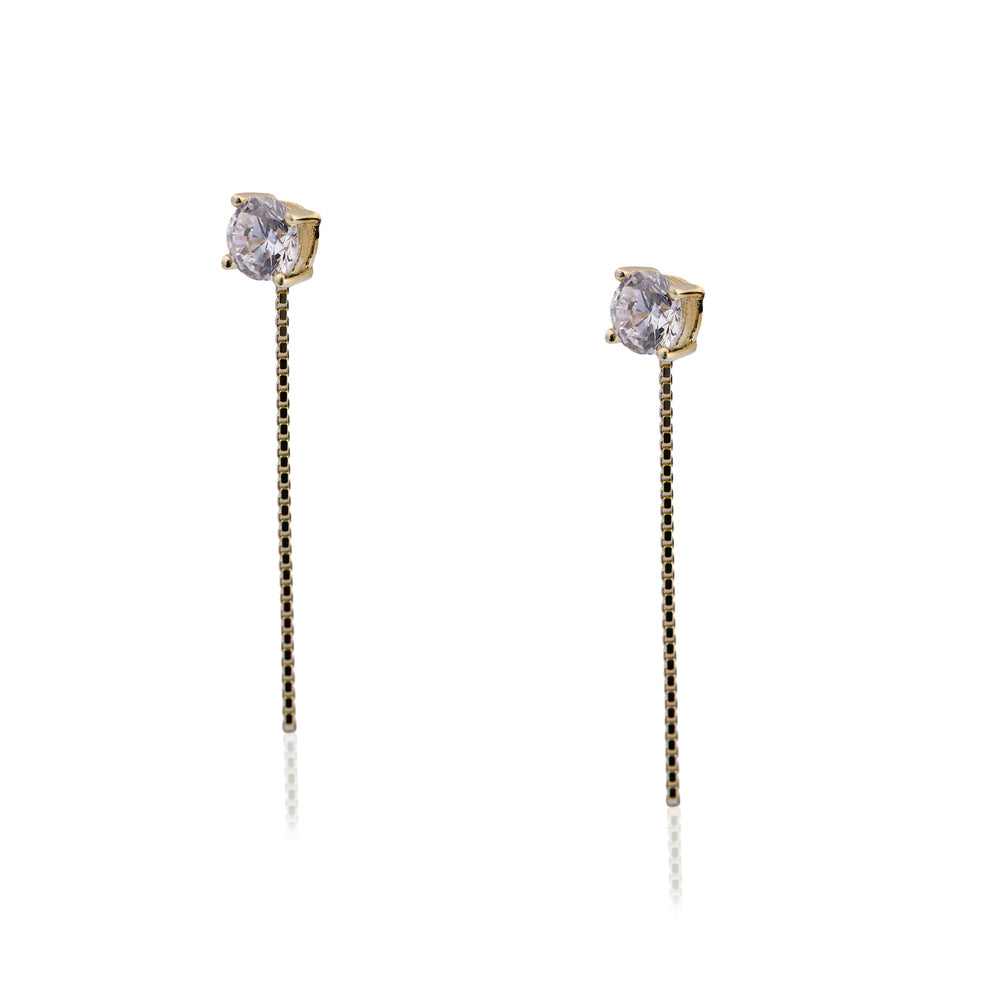 Lunar Cascadeb Stud with Chain