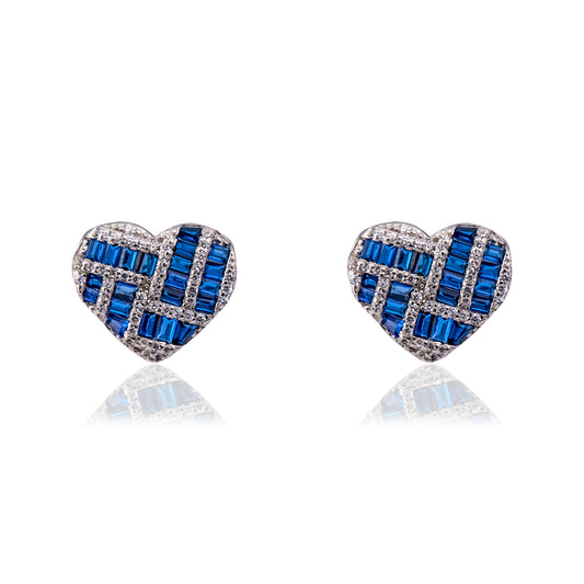 Heartfelt Blue Stud
