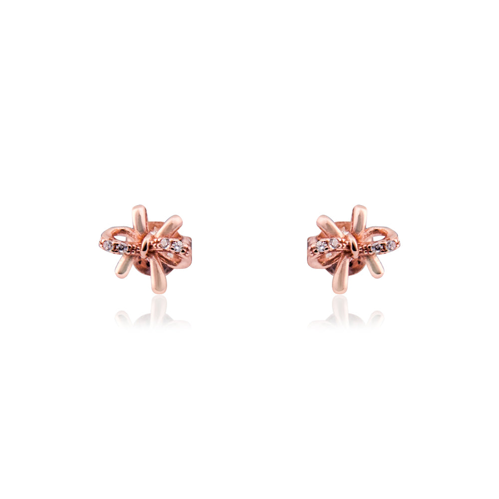 Crystal Knot Stud