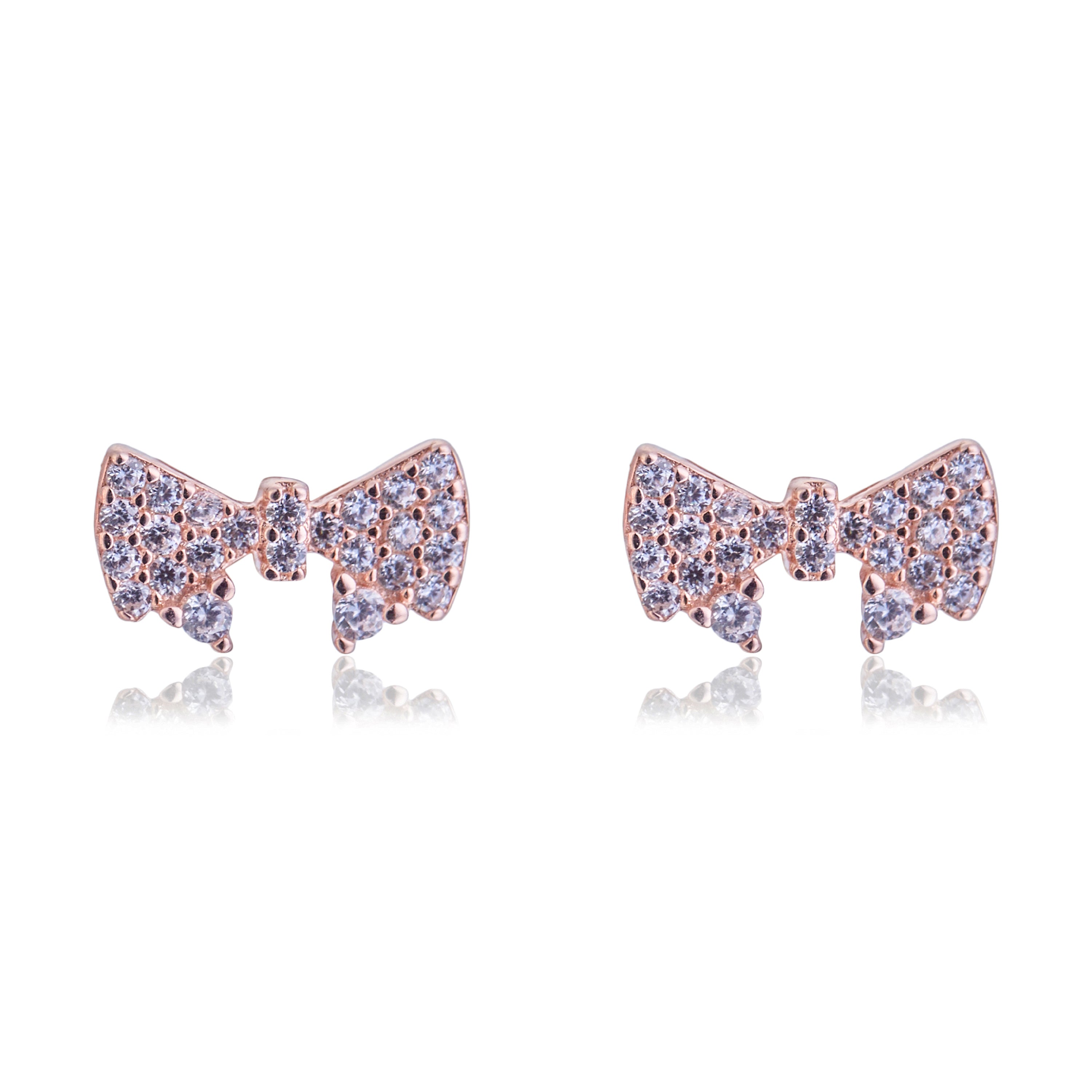 Bow & Sparkle Stud