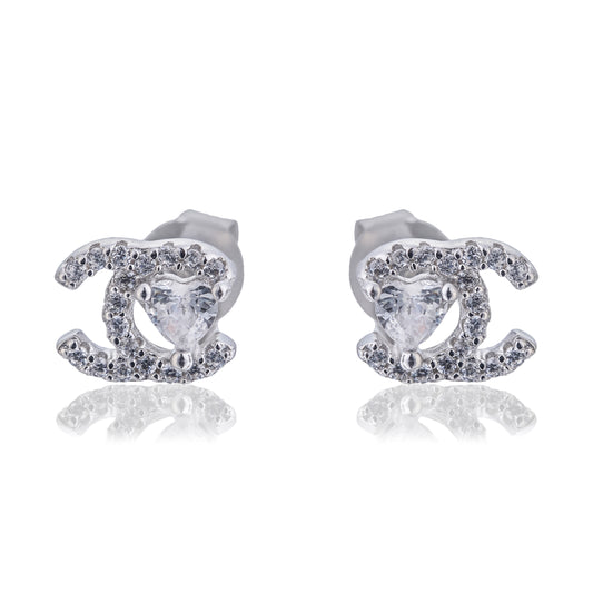 Luxe Crest Stud