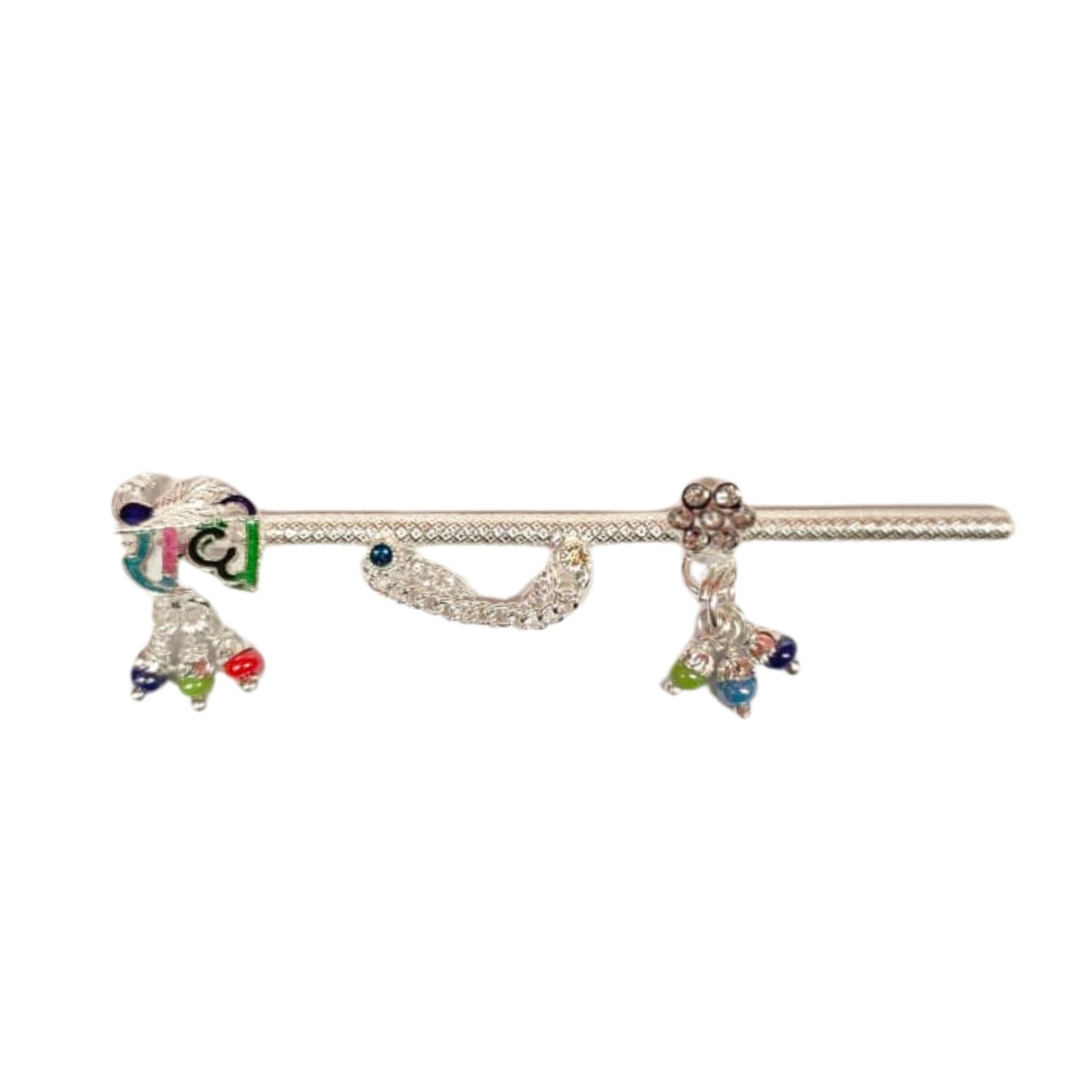 Silver “Radhe Charm” Flute