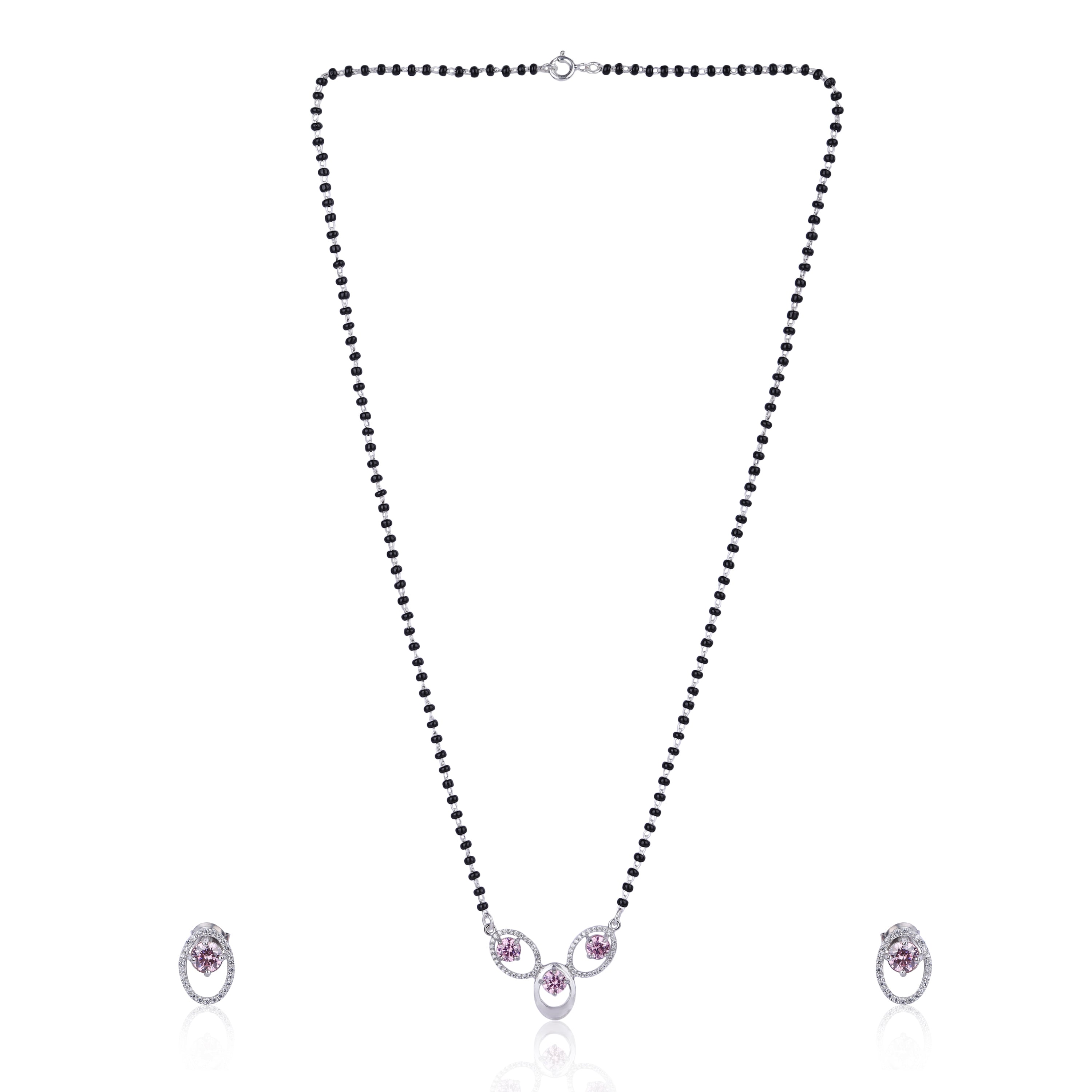 Pink Glow Mangalsutra