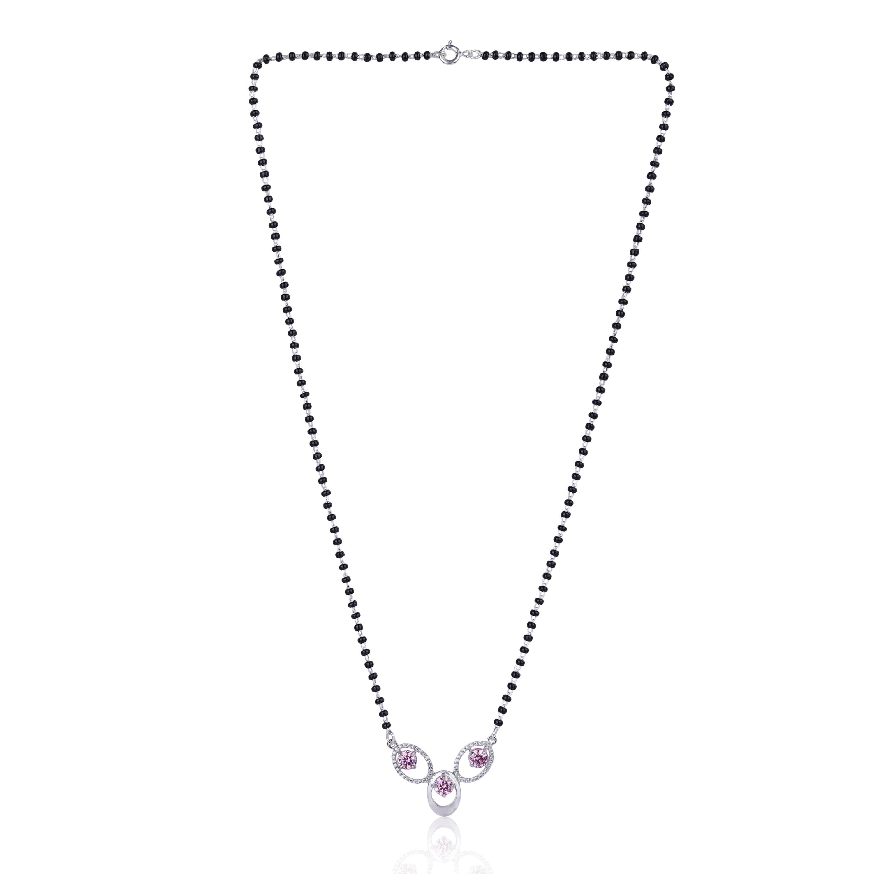 Pink Glow Mangalsutra