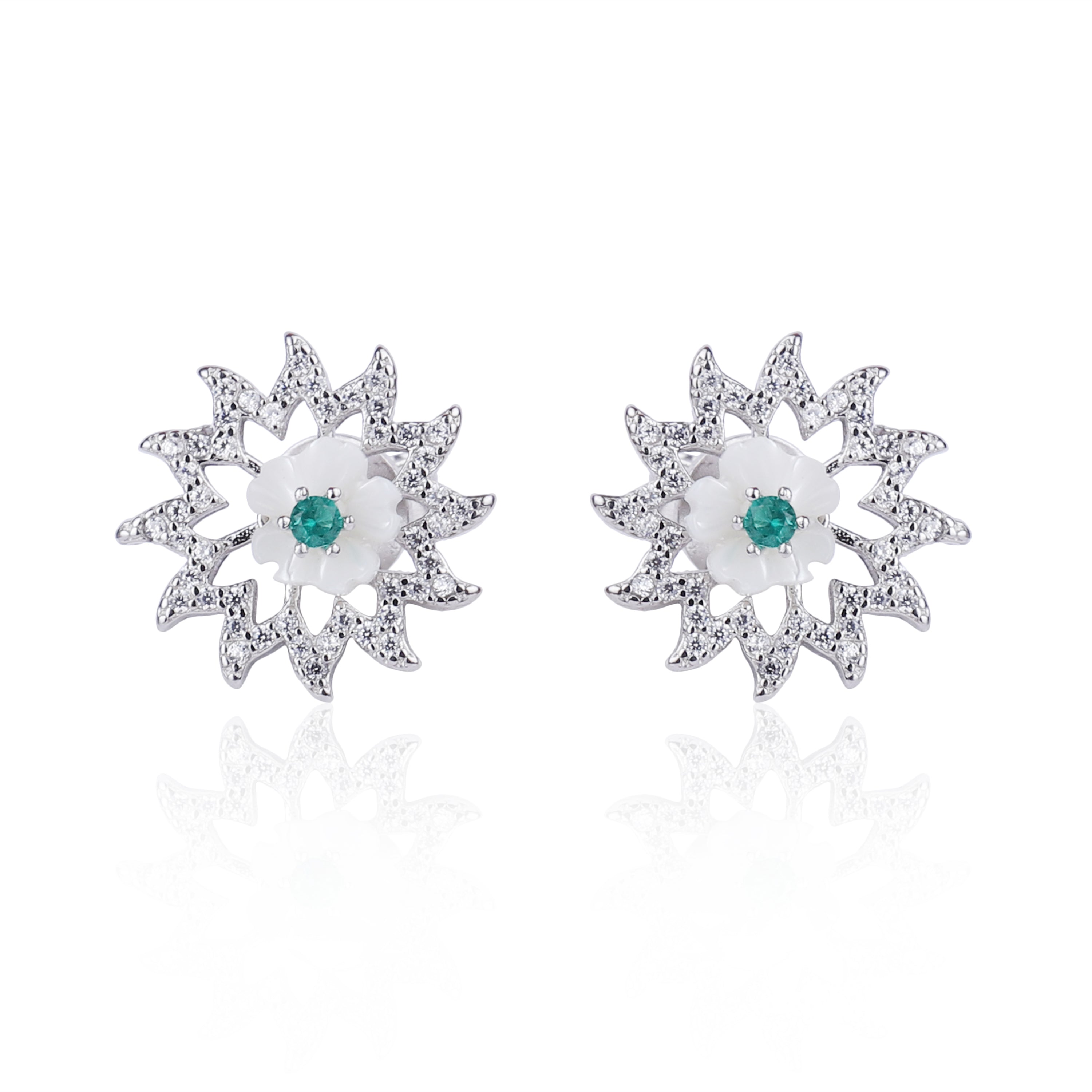 Sunflower Shine Mangalsutra With Earring