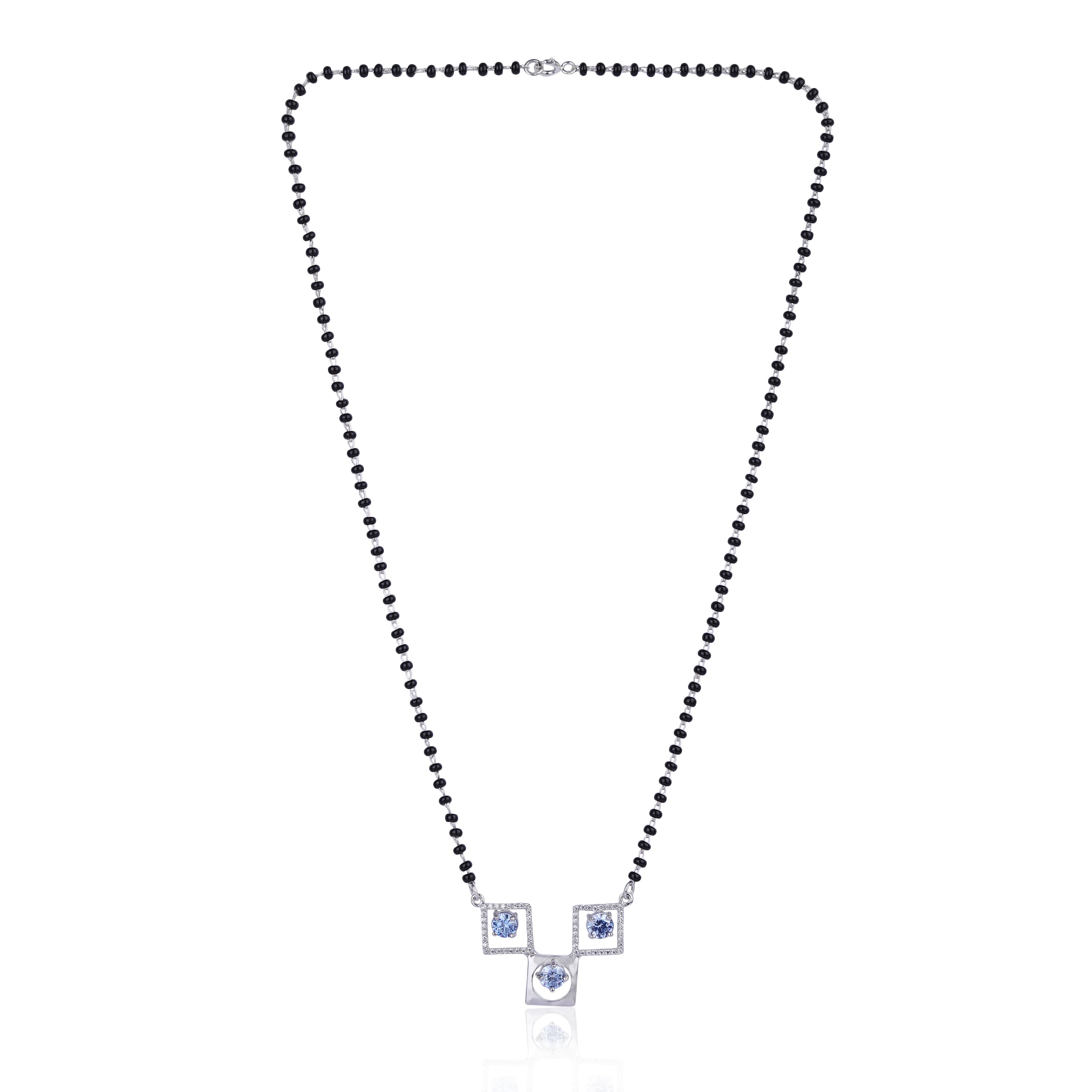 Blue Aura Mangalsutra