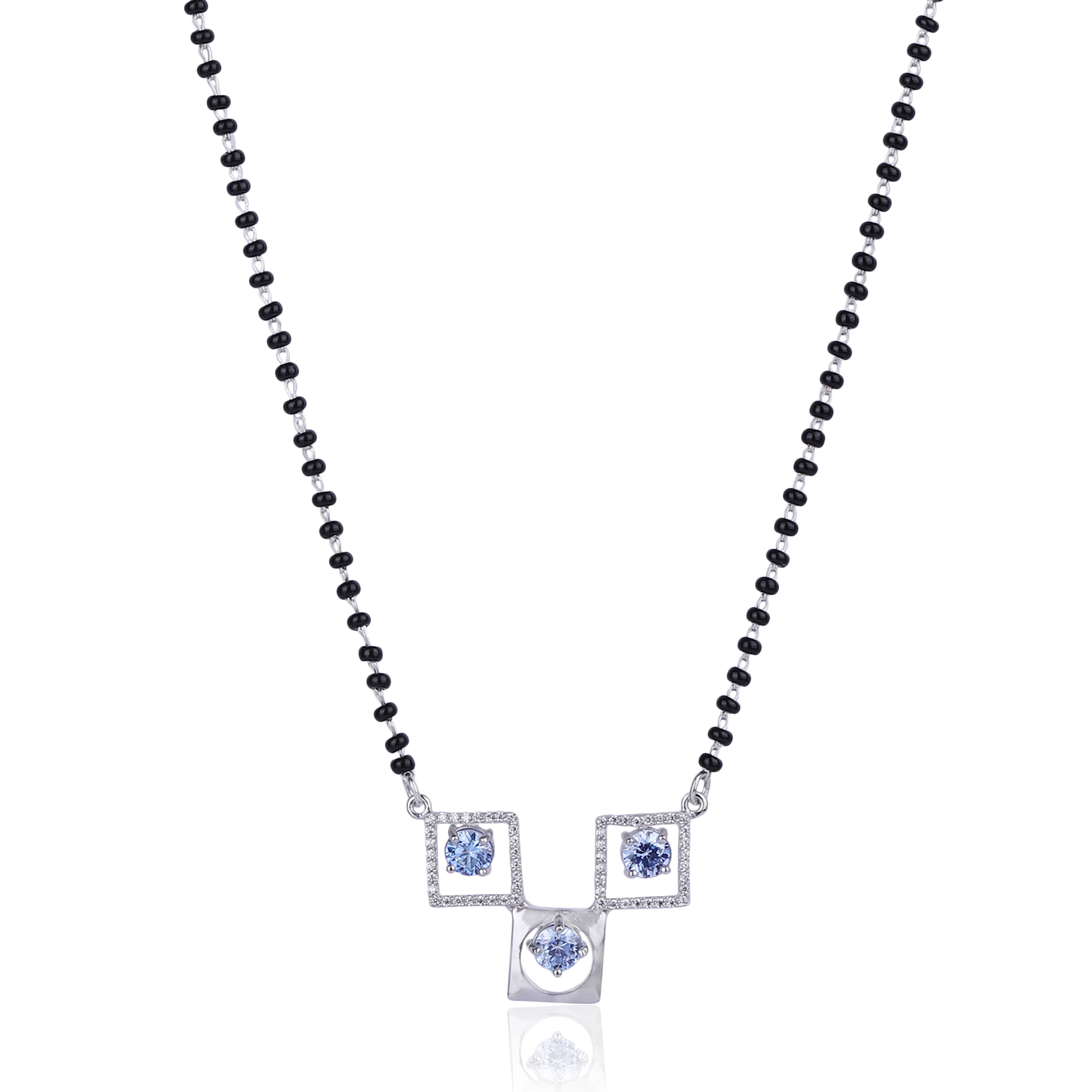 Blue Aura Mangalsutra