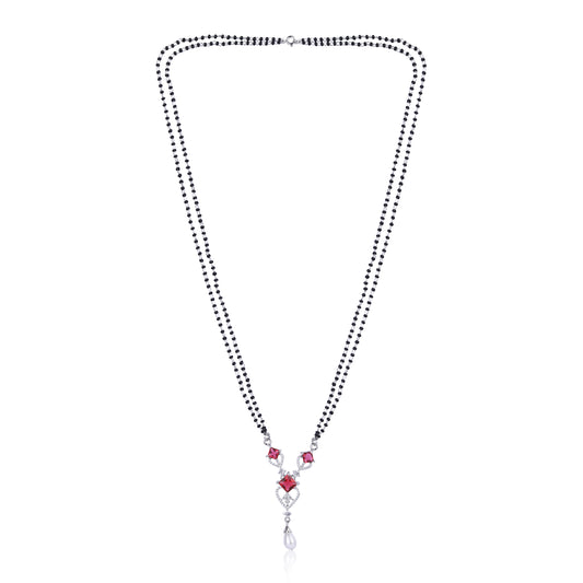 Ruby Elegance Mangalsutra