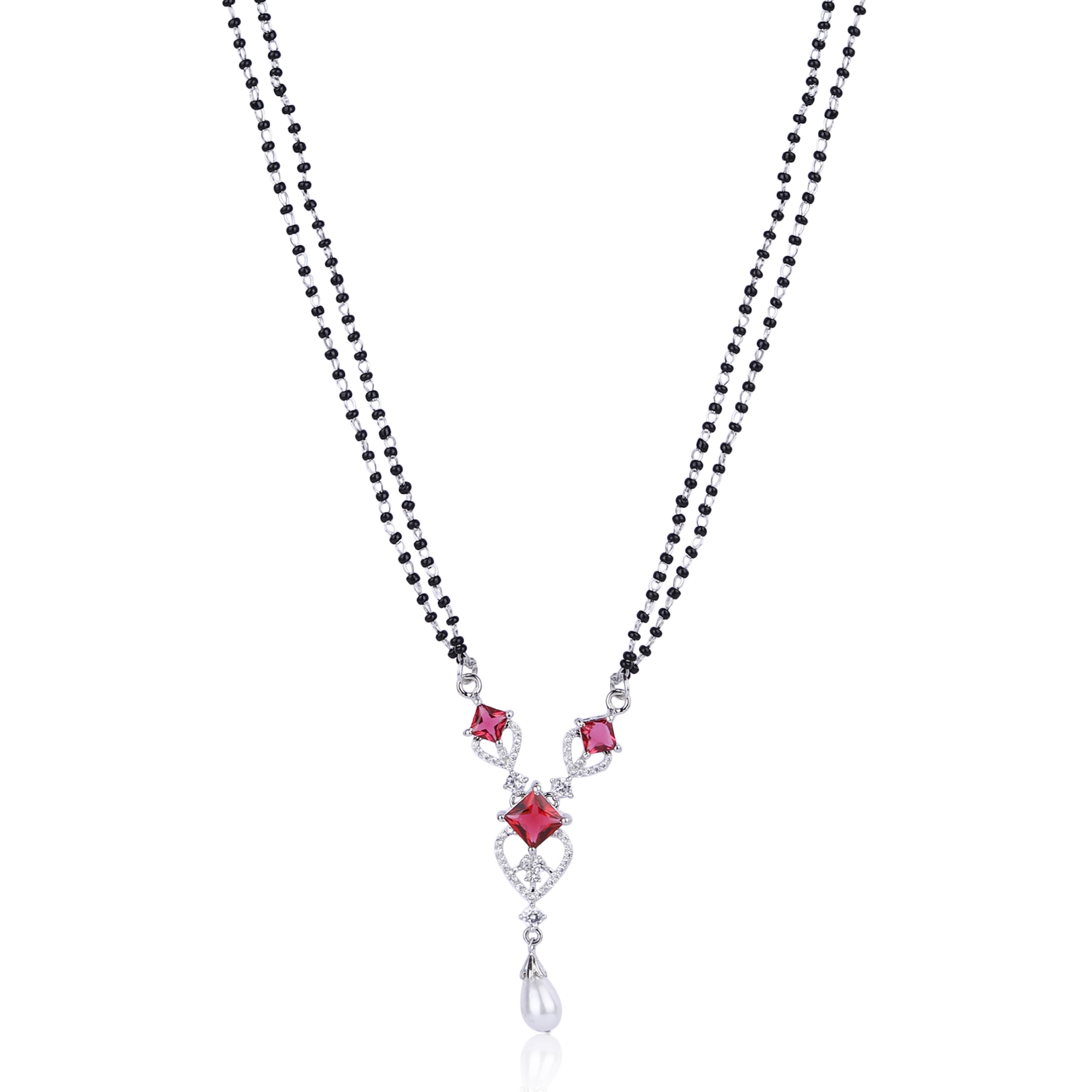 Ruby Elegance Mangalsutra