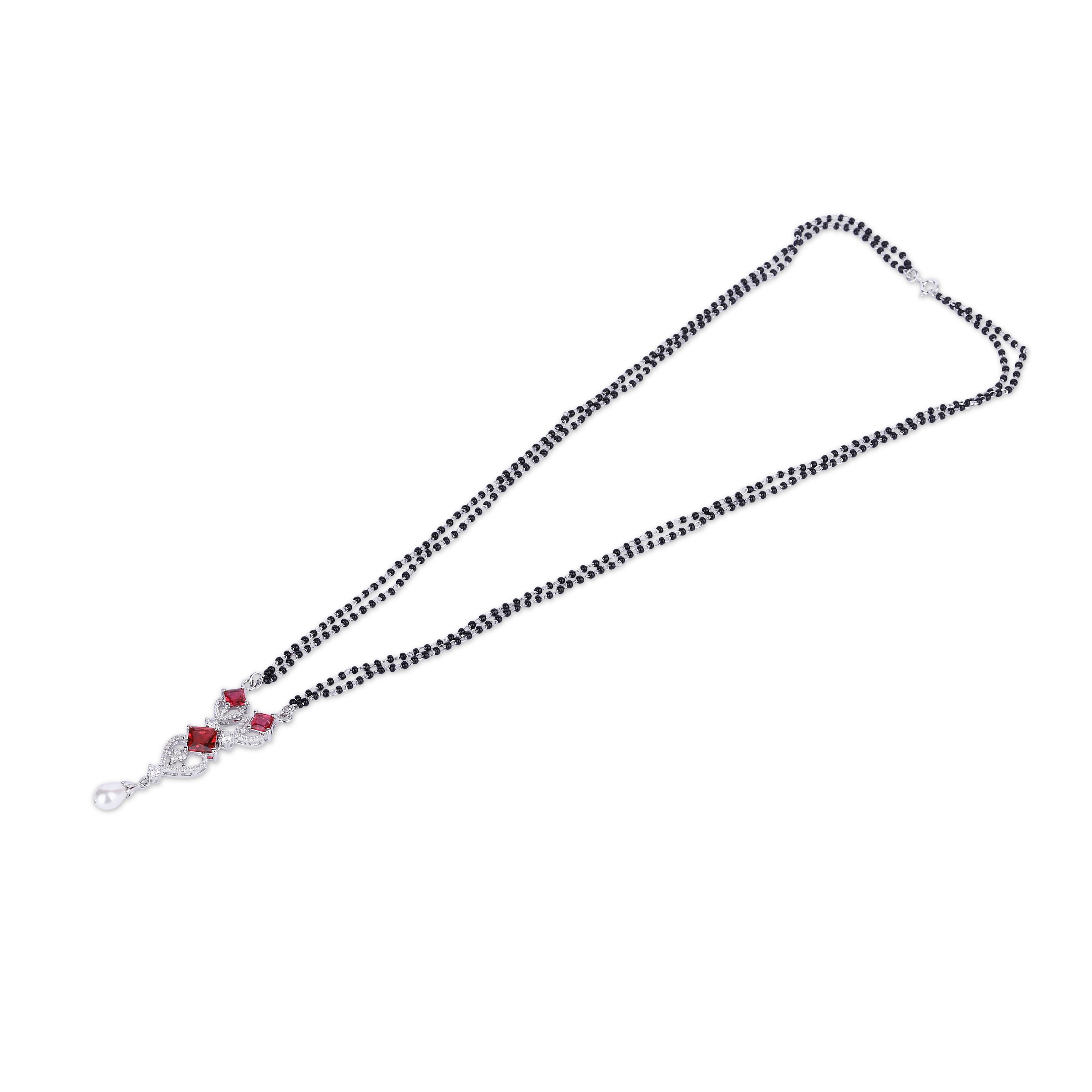 Ruby Elegance Mangalsutra