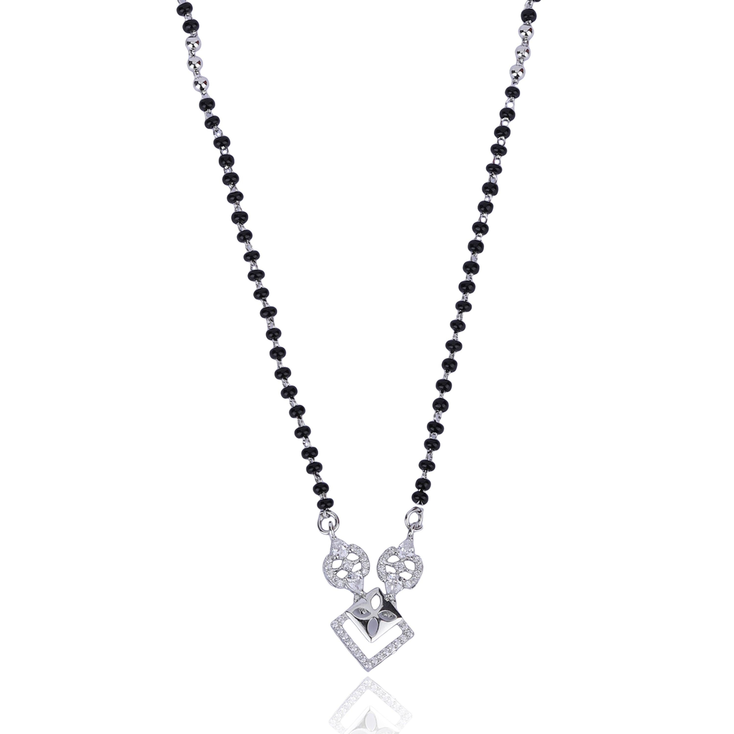 Floral Square Mangalsutra