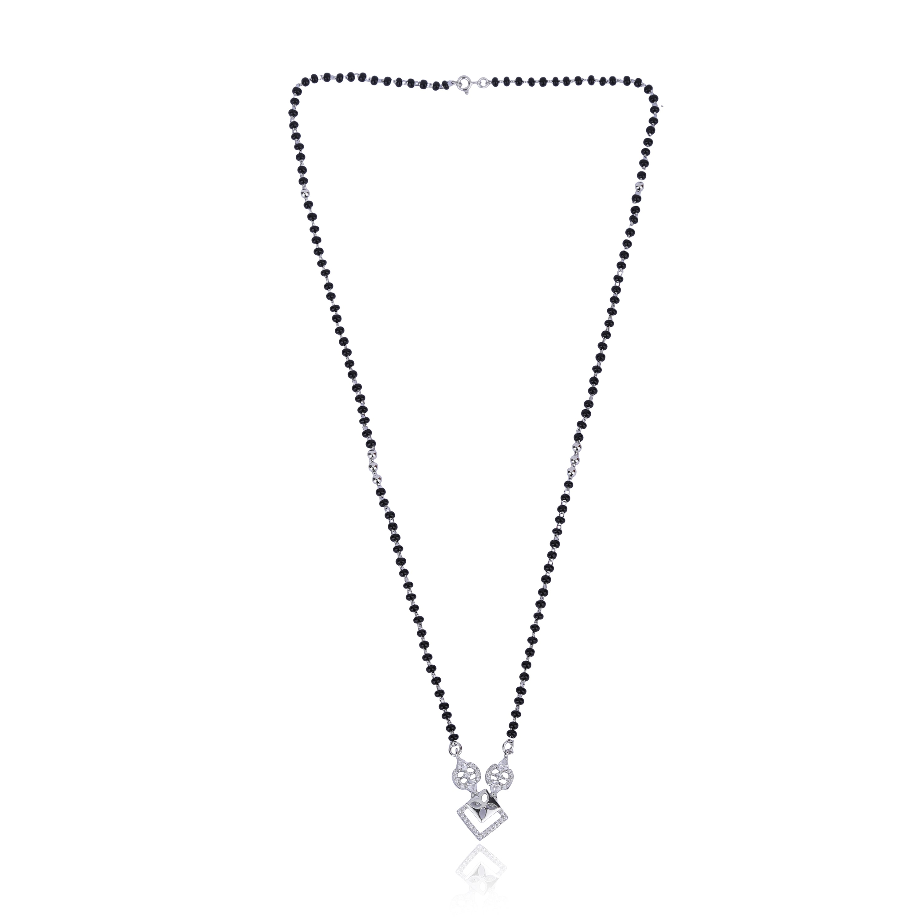 Floral Square Mangalsutra