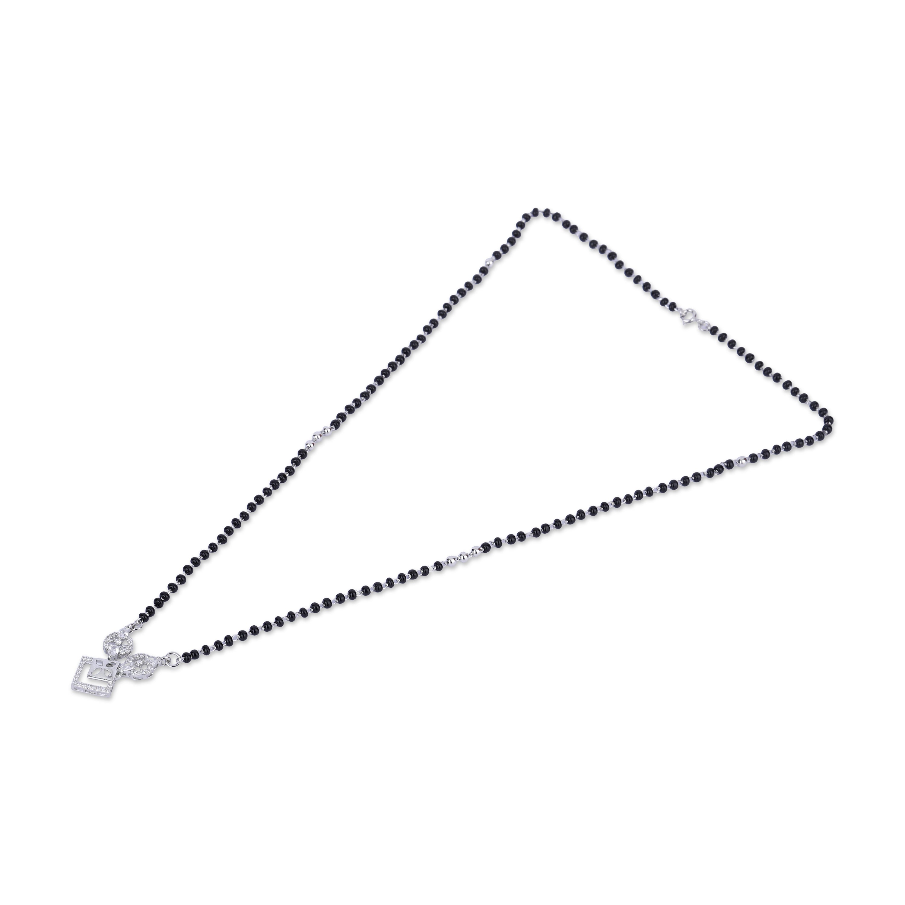 Floral Square Mangalsutra