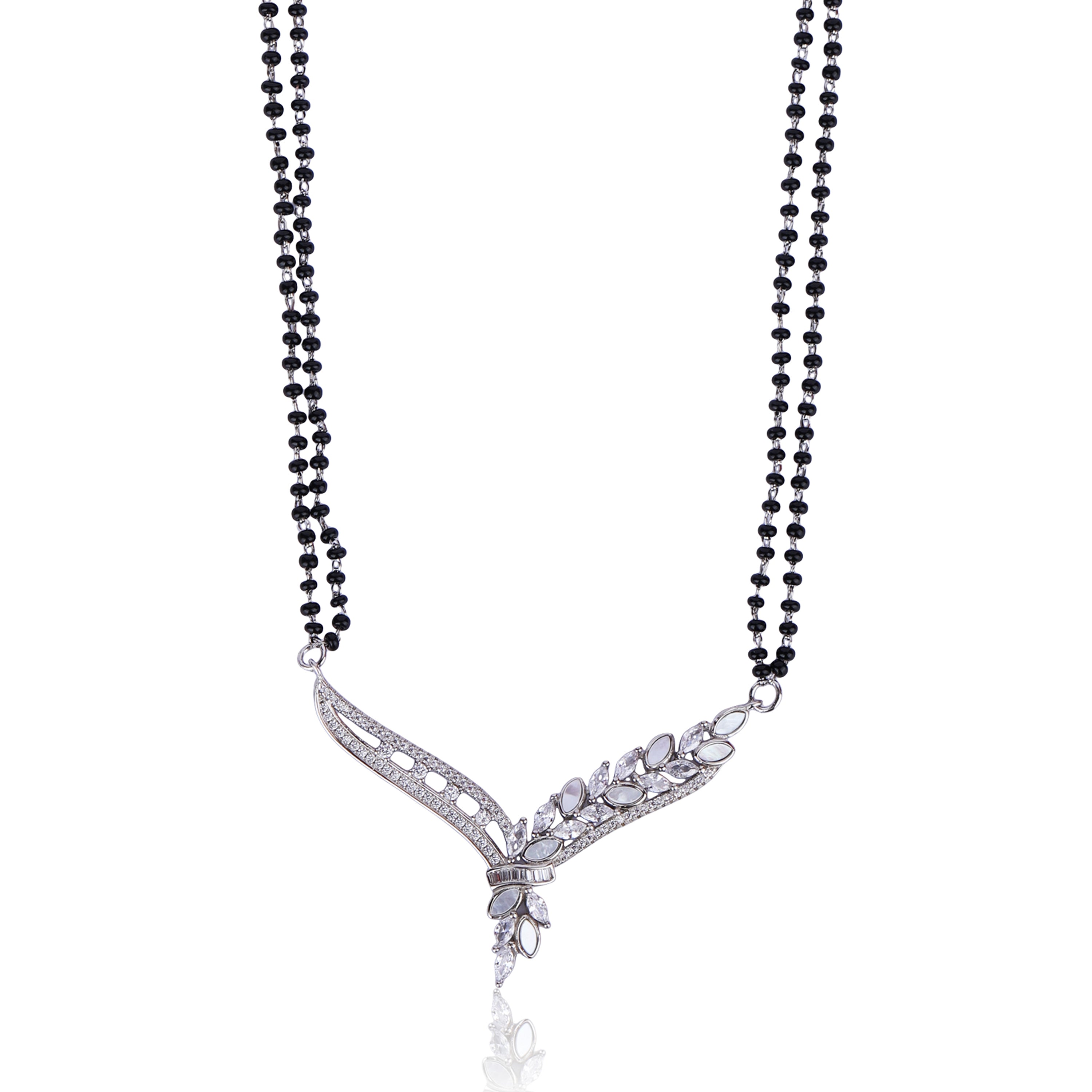 Elegant Leafy Spark Mangalsutra
