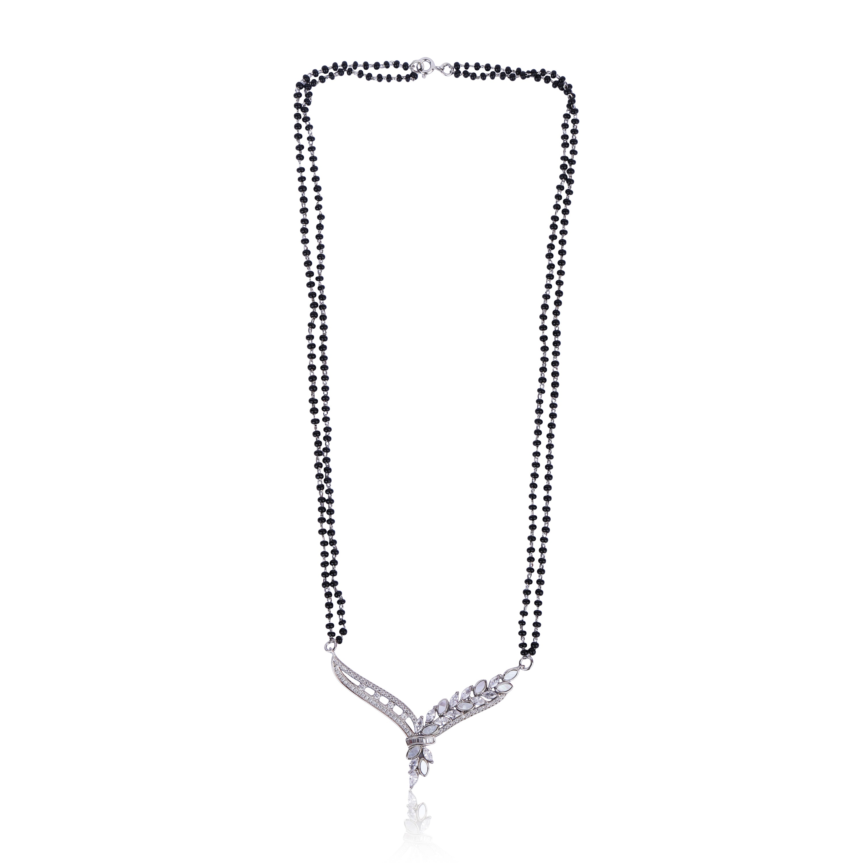 Elegant Leafy Spark Mangalsutra
