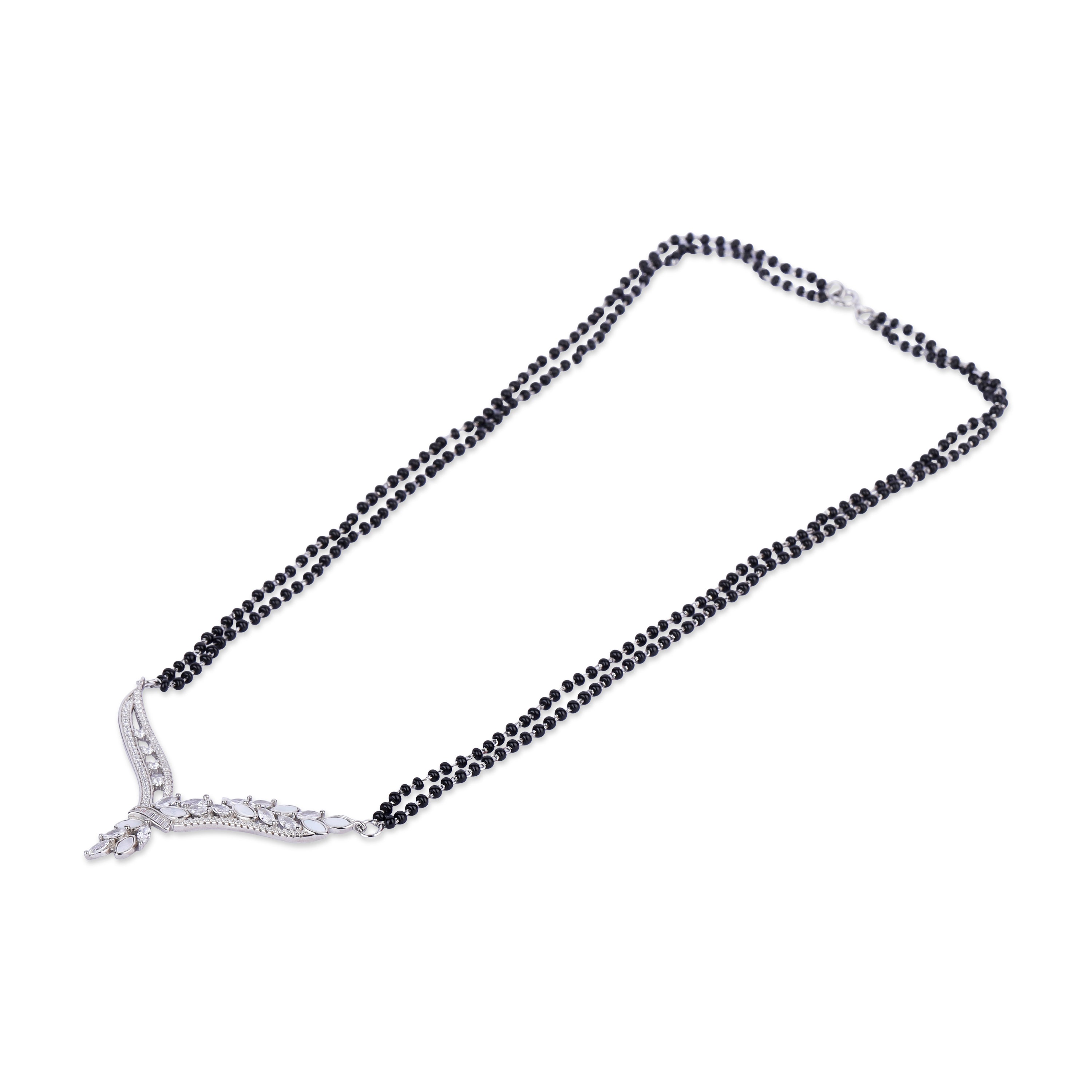 Elegant Leafy Spark Mangalsutra