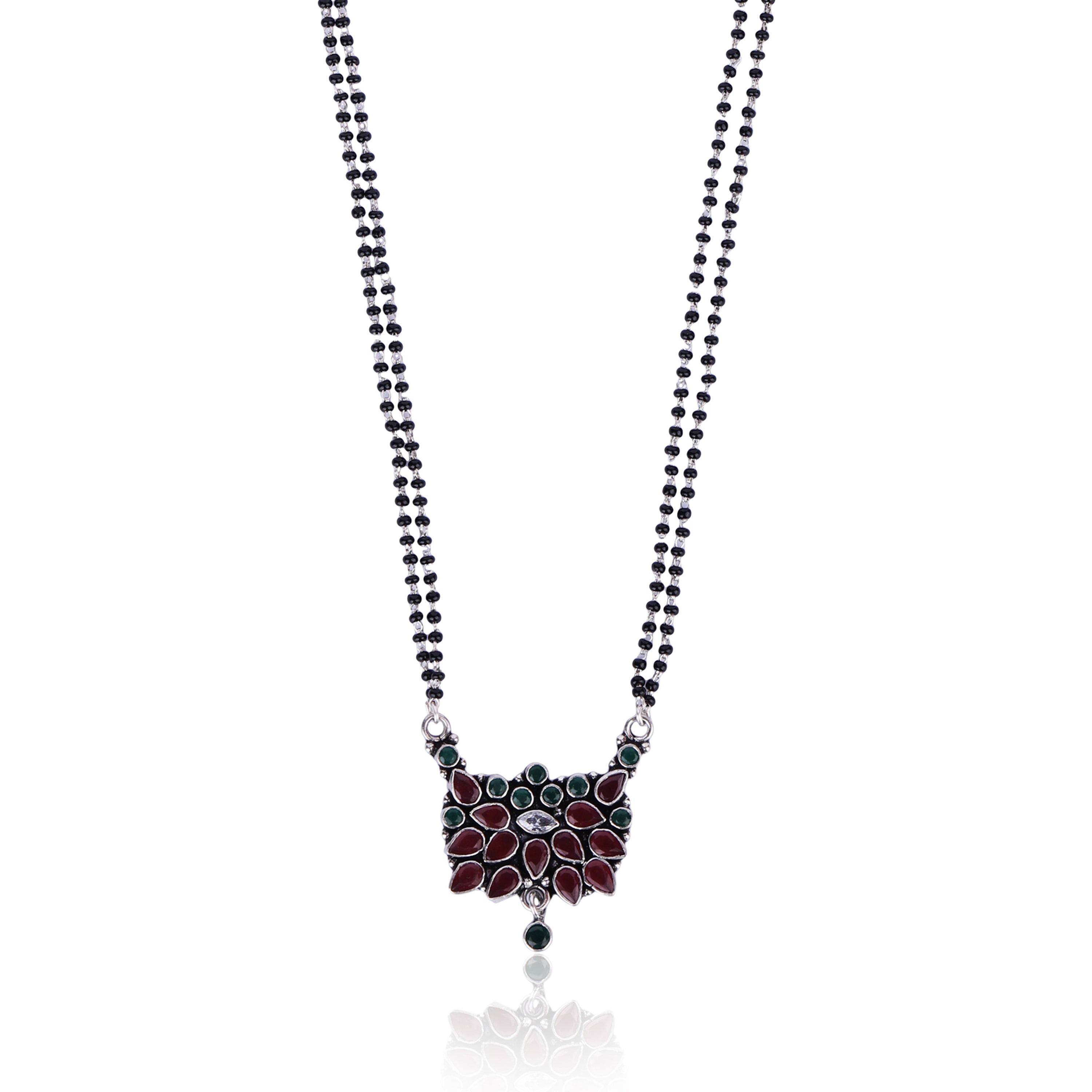 Crimson Bloom Mangalsutra