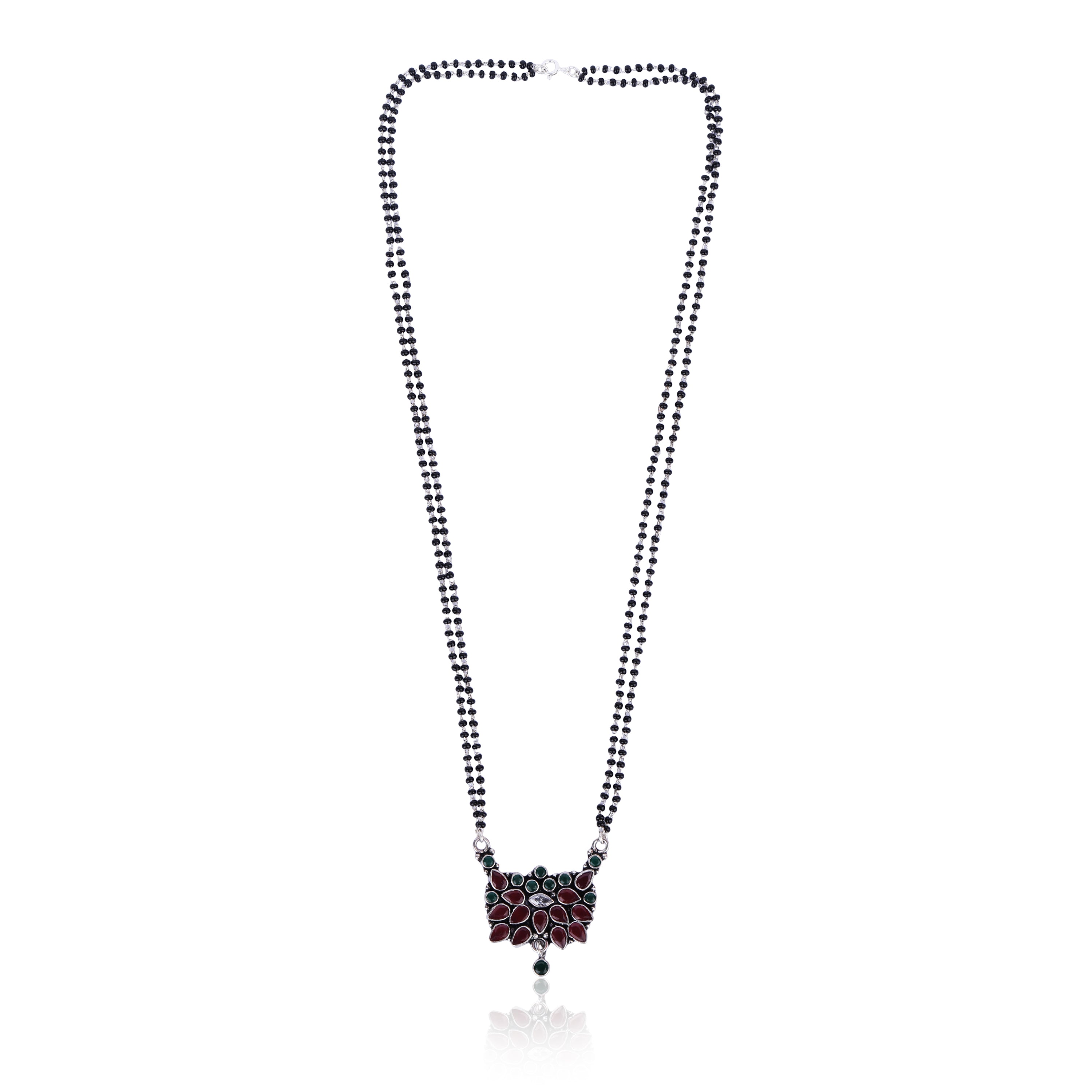 Crimson Bloom Mangalsutra