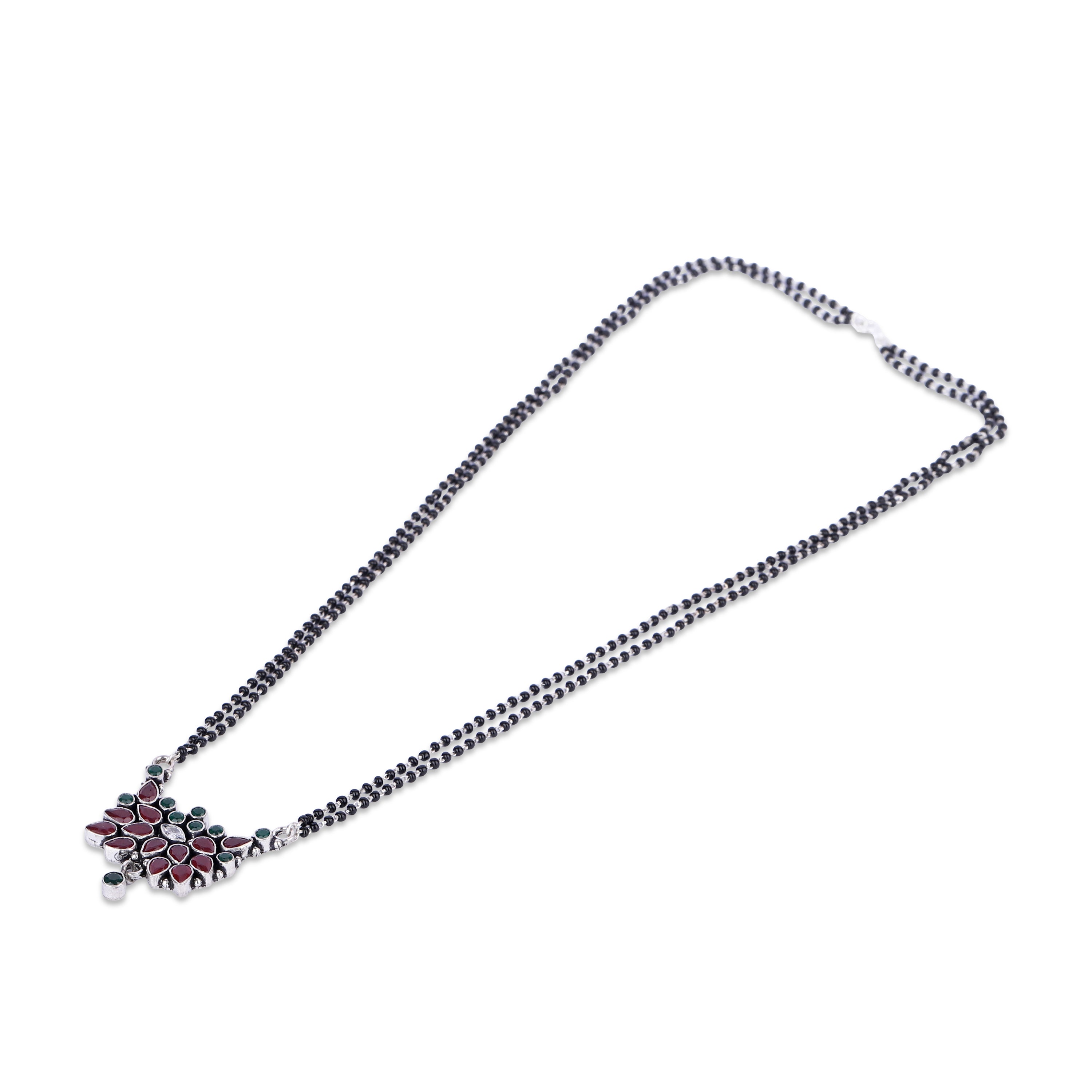 Crimson Bloom Mangalsutra