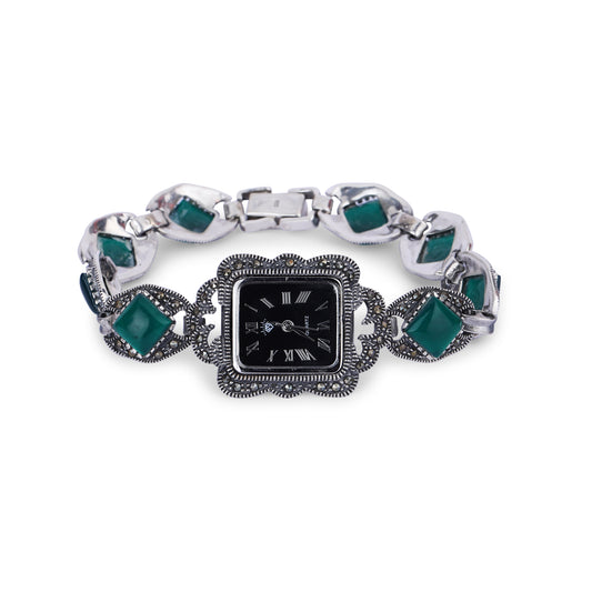 Vintage Charm Silver Watch