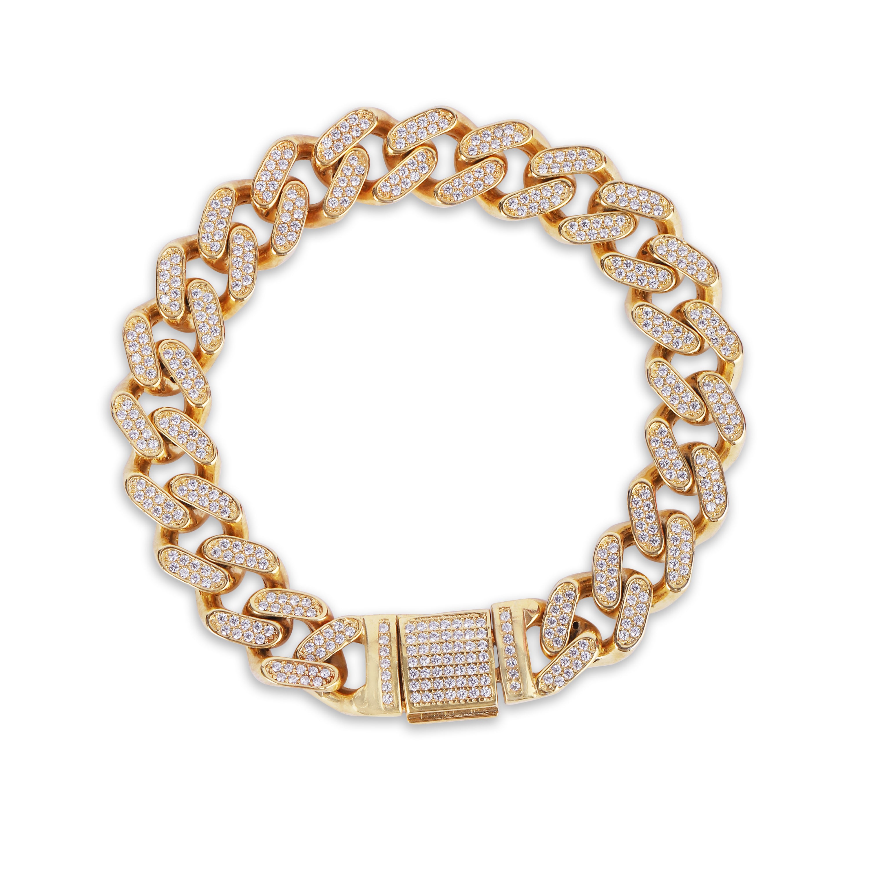 Golden Cuban Link Bracelet