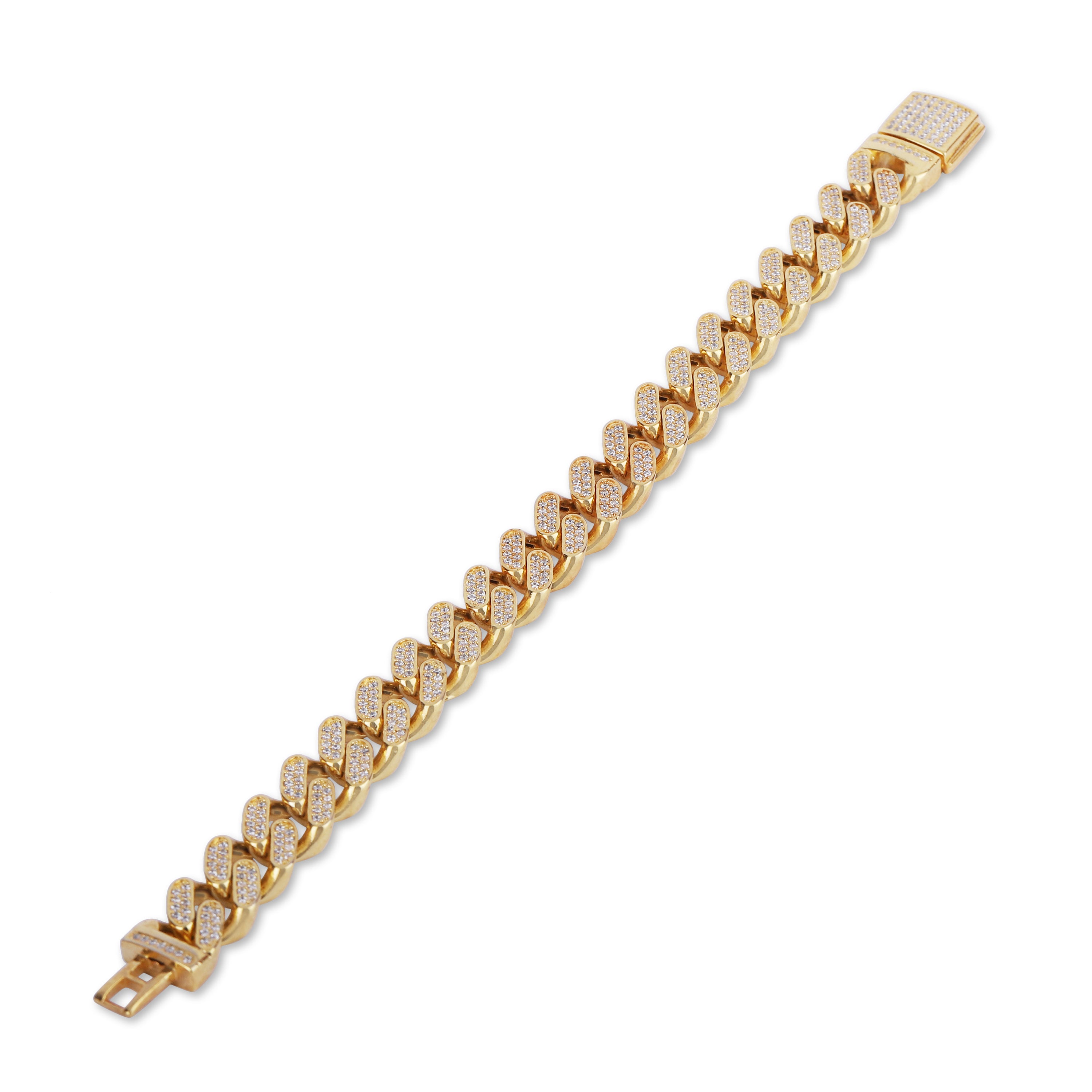 Golden Cuban Link Bracelet