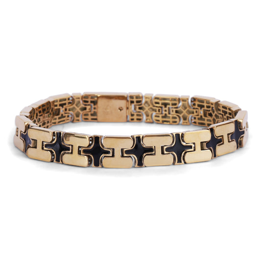 Classic Black & Gold Bracelet