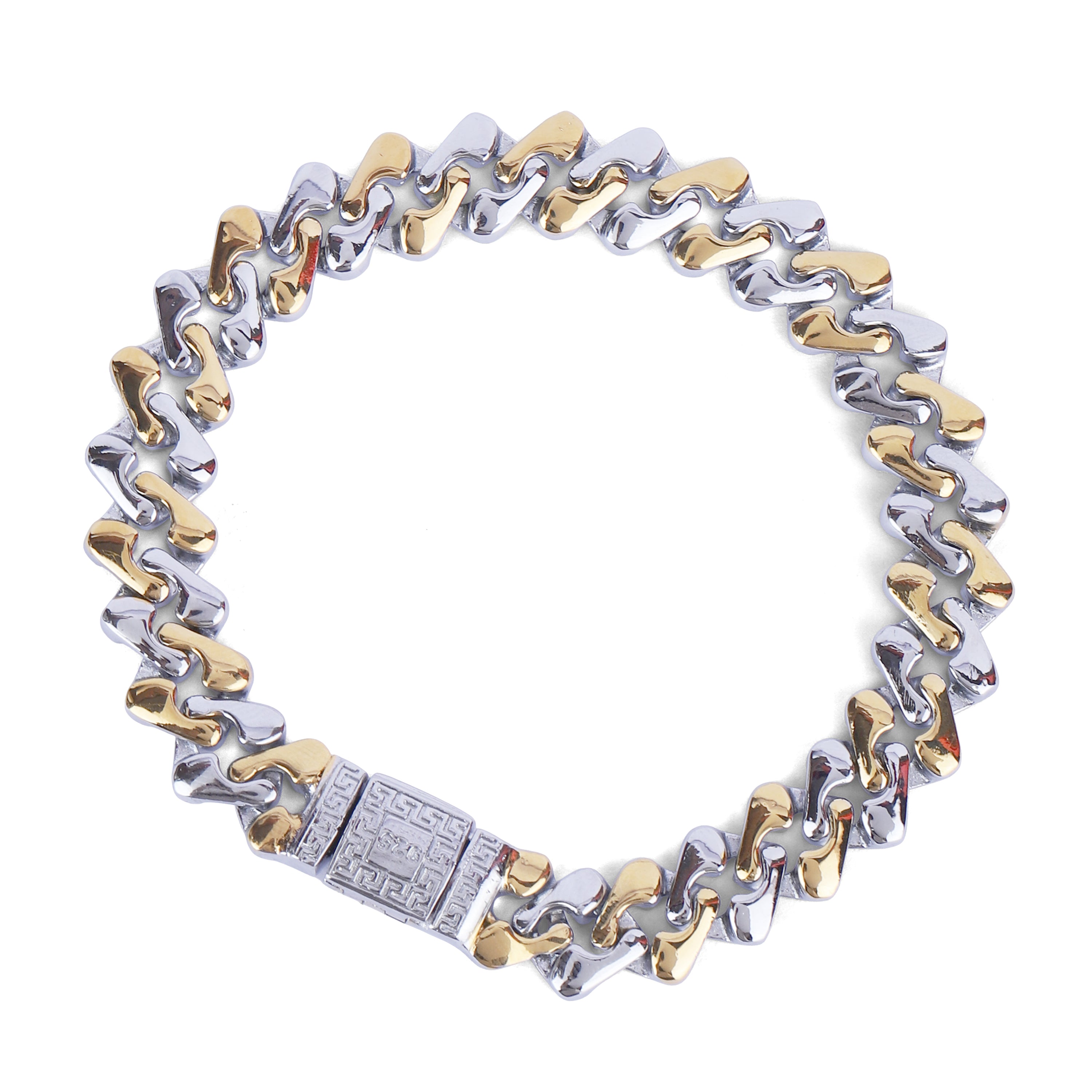 Wave Link Chain Bracelet