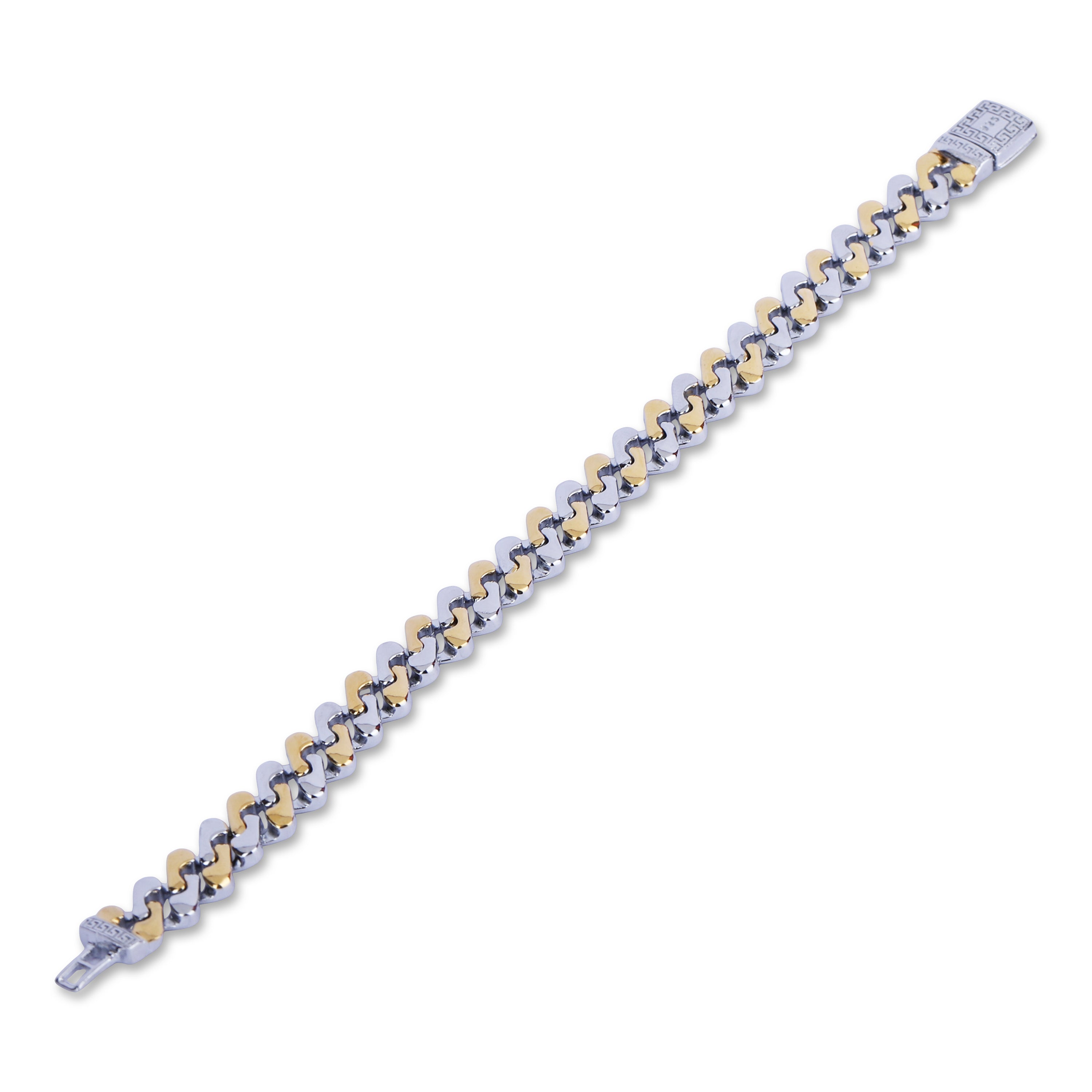Wave Link Chain Bracelet